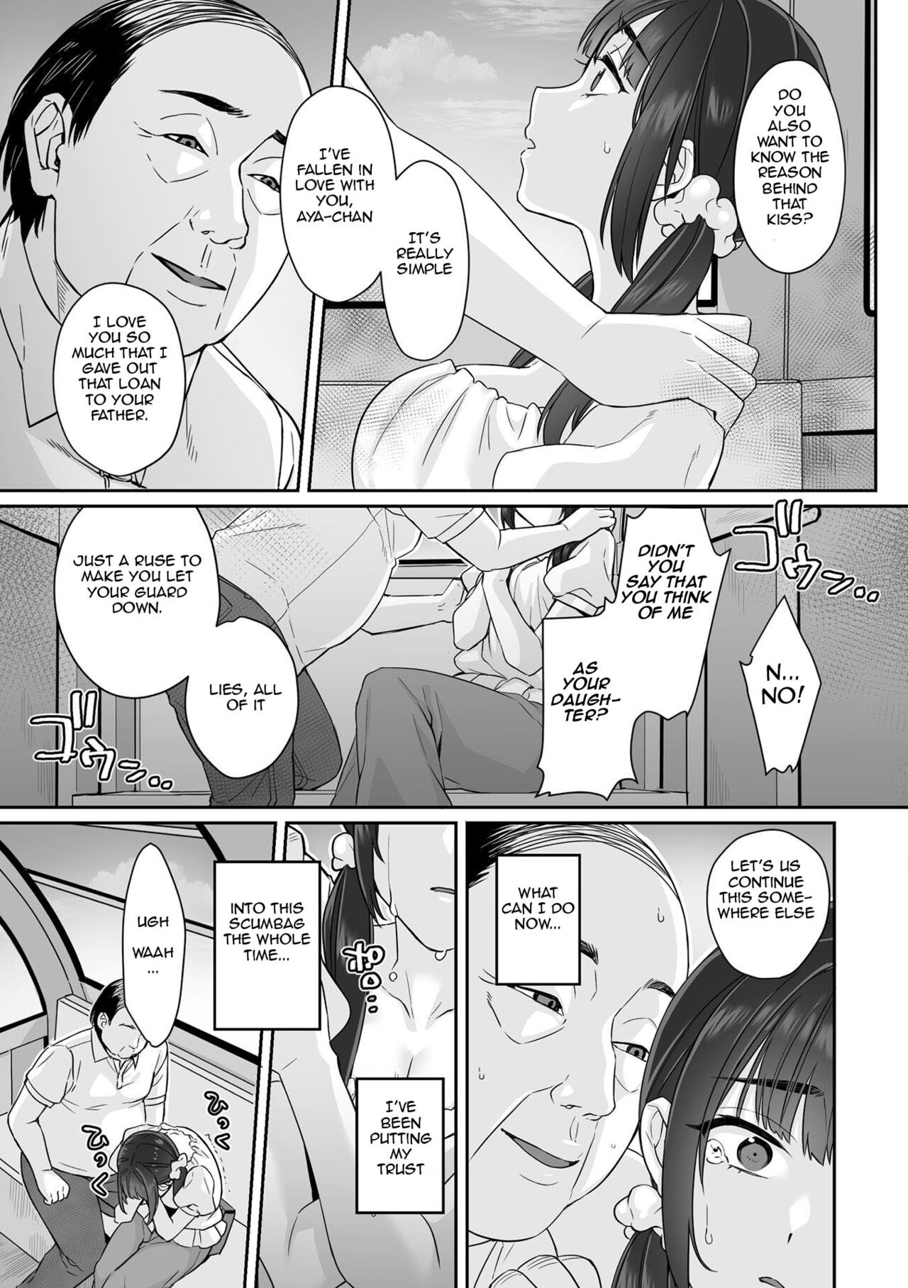 [miniru] Junboku Joshikousei wa Oyaji Iro ni Somerarete Comic Ban [Chapters 1- 5] [English] image number 17