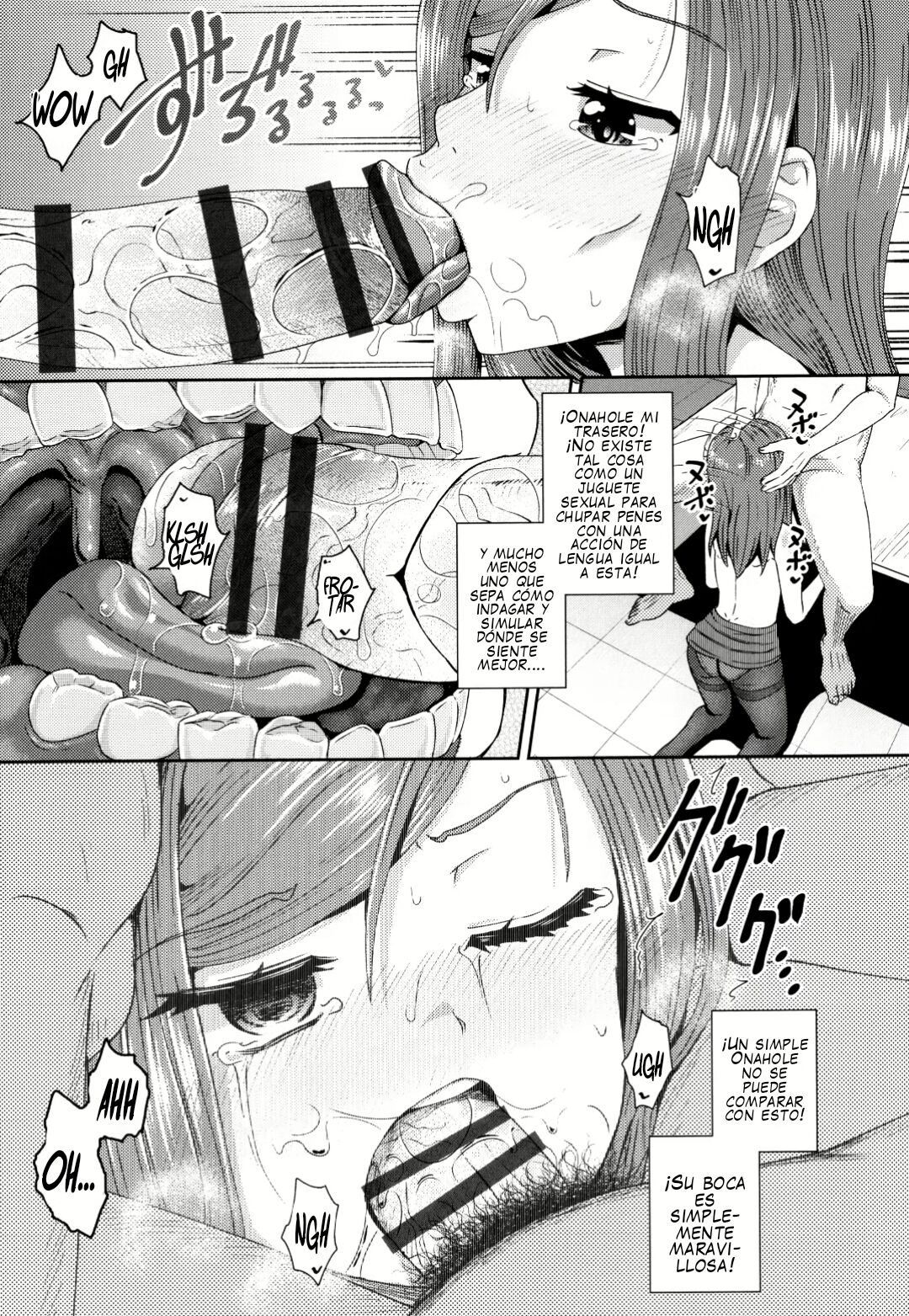 [Poncocchan] Kouin Laundry | Fellati-o-mat (Yarashii Kibun ni Naru Appli Ane to Ore to Imouto to) [Spanish] numero di immagine  17