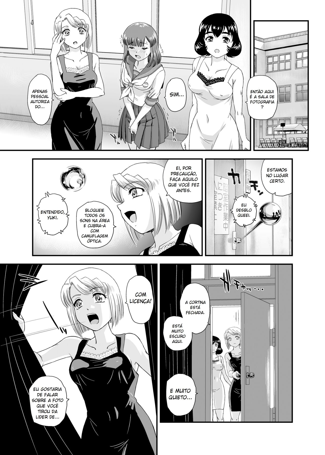 [Behind Moon (Dulce-Q)] Futanari nanode Gakkou Seikatsu ga Fuan desu 7 | A Vida Escolar De Uma Futanari - 07 [Portuguese-BR] [Digital] numero di immagine  17