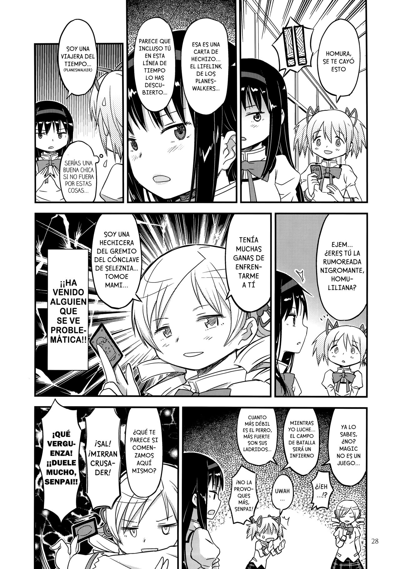 (C89) [GADGET (A-10, Ore to Umi, GOMOS)] GIRLIE:EX02 (Puella Magi Madoka Magica) [Spanish] image number 26