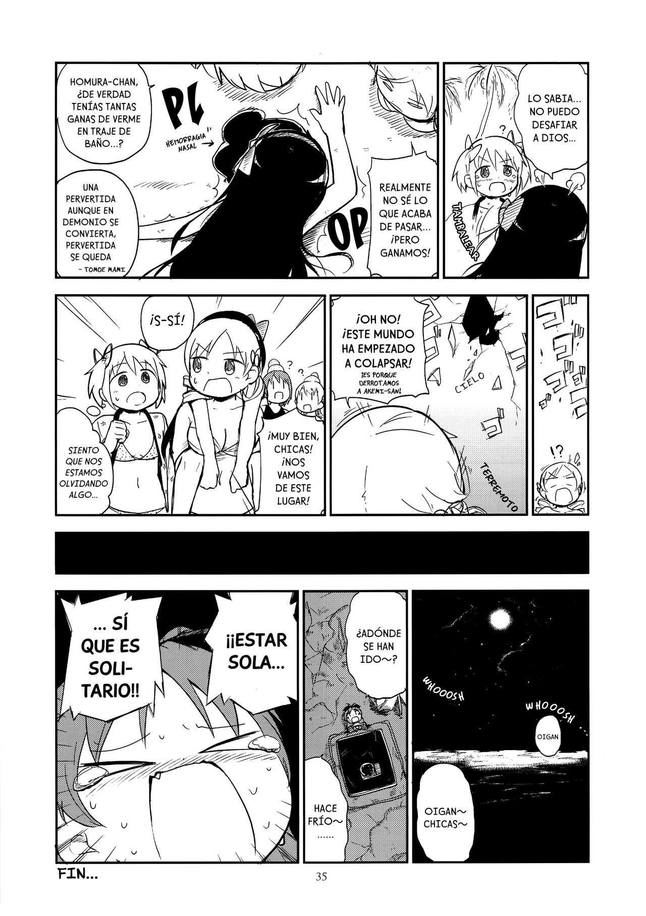 (C89) [GADGET (A-10, Ore to Umi, GOMOS)] GIRLIE:EX02 (Puella Magi Madoka Magica) [Spanish] image number 33