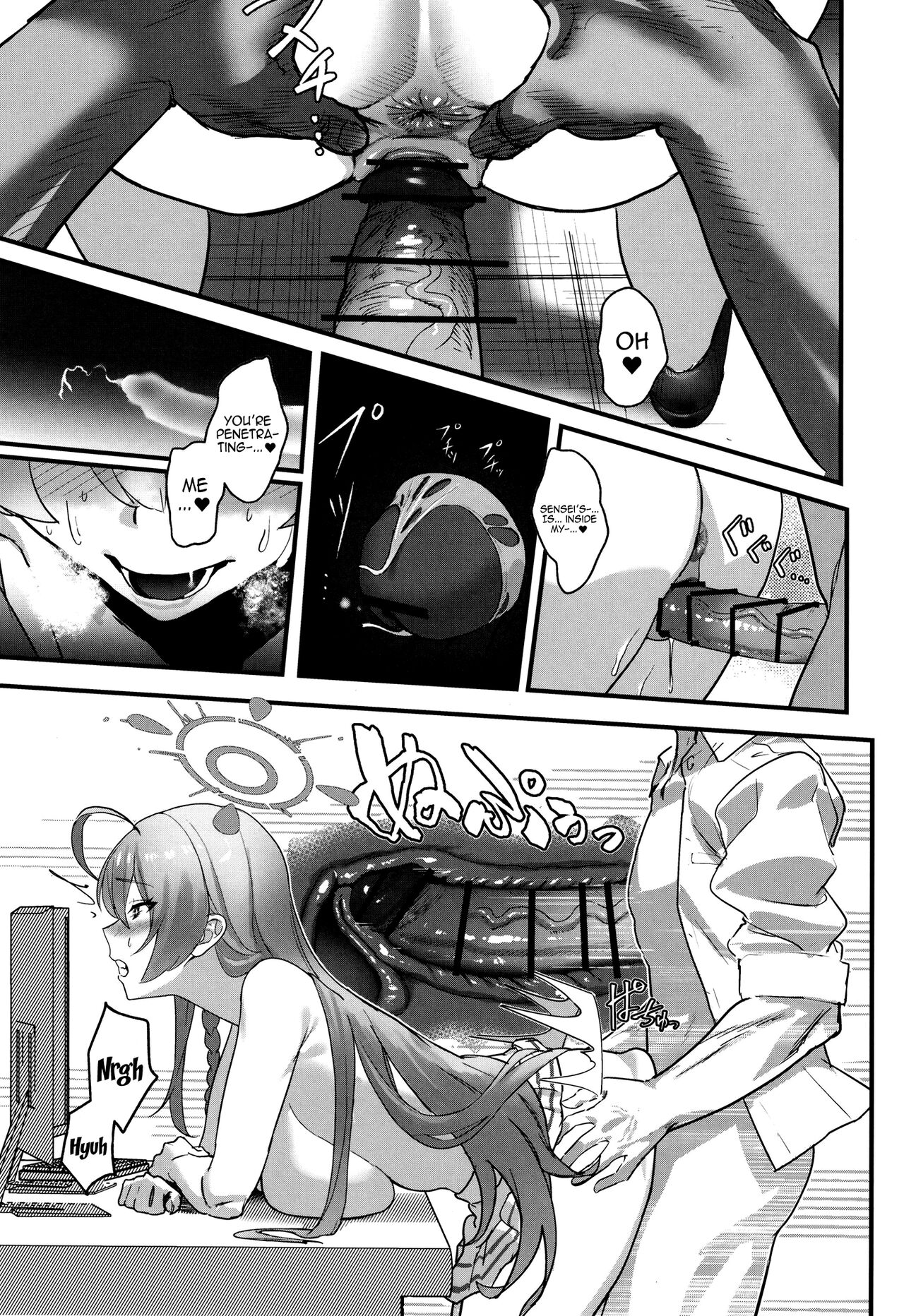 (C102) 	[Yoridori Midori (Kiiro Hakushiro)] Aiyoku wa Muyoku ni Nitari | Lust is Next to Selflessness (Blue Archive) [English] {Doujins.com} image number 15