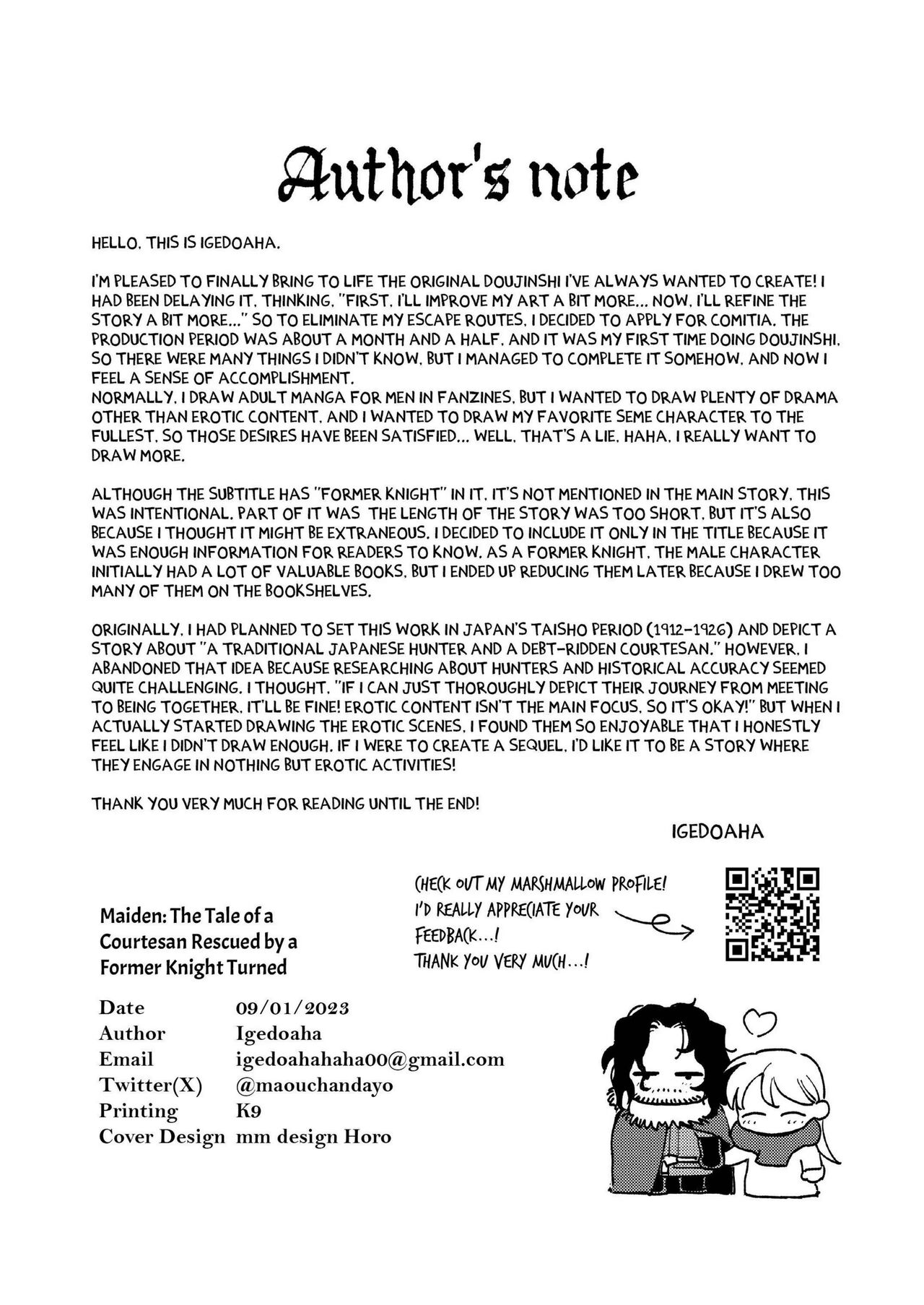 [Igedoaha] Maiden ~Shoufu ga Moto Kishi no Karyuudo ni Hirowareru Hanashi~ | Maiden ~the tale of a prostitute taken in by a former knight~ [English] 图片编号 56