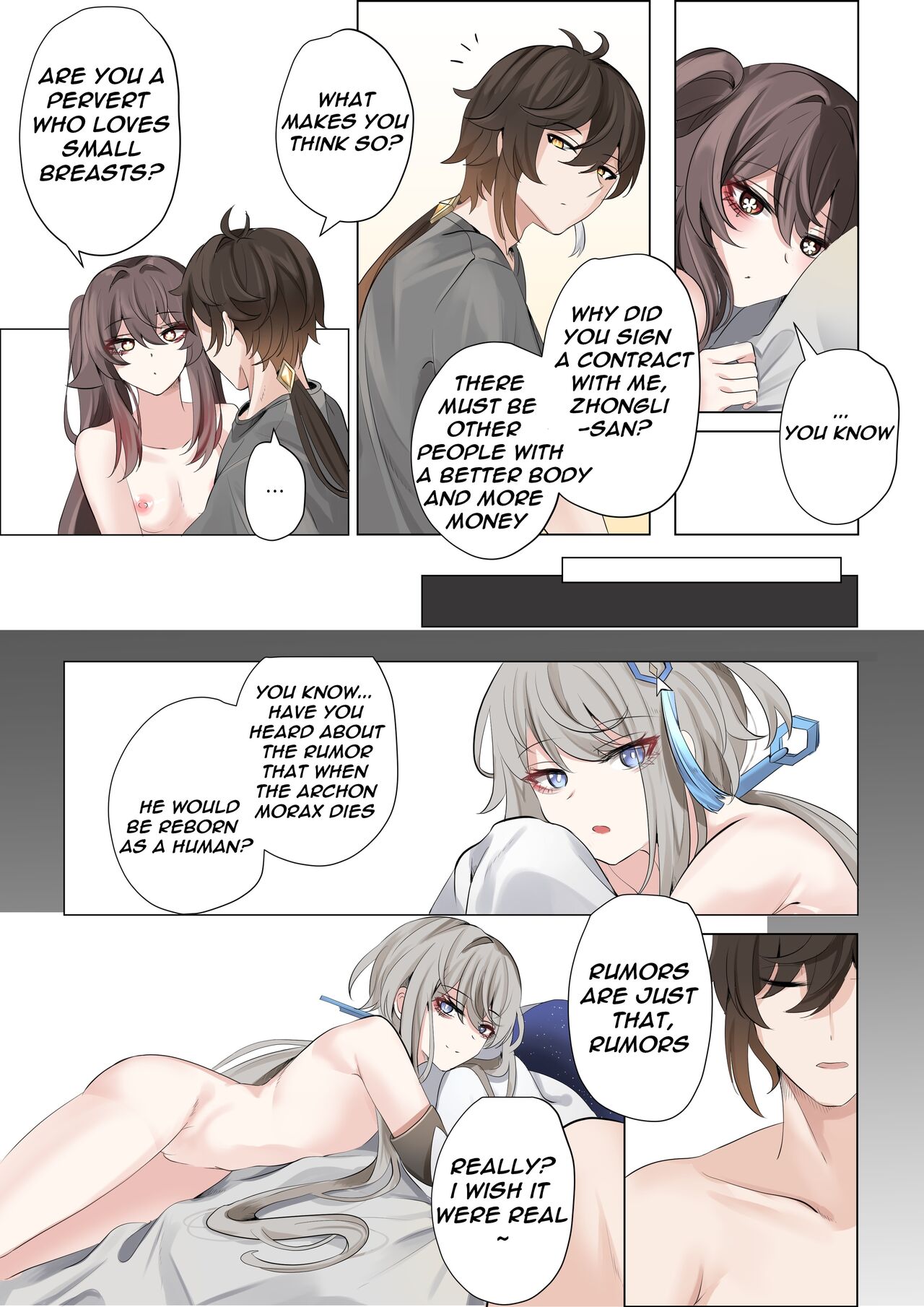 [bubo] Contract (remake) - A Hu Tao x Zhongli Hentai Comic (Genshin Impact) [ZTN translation] numero di immagine  31