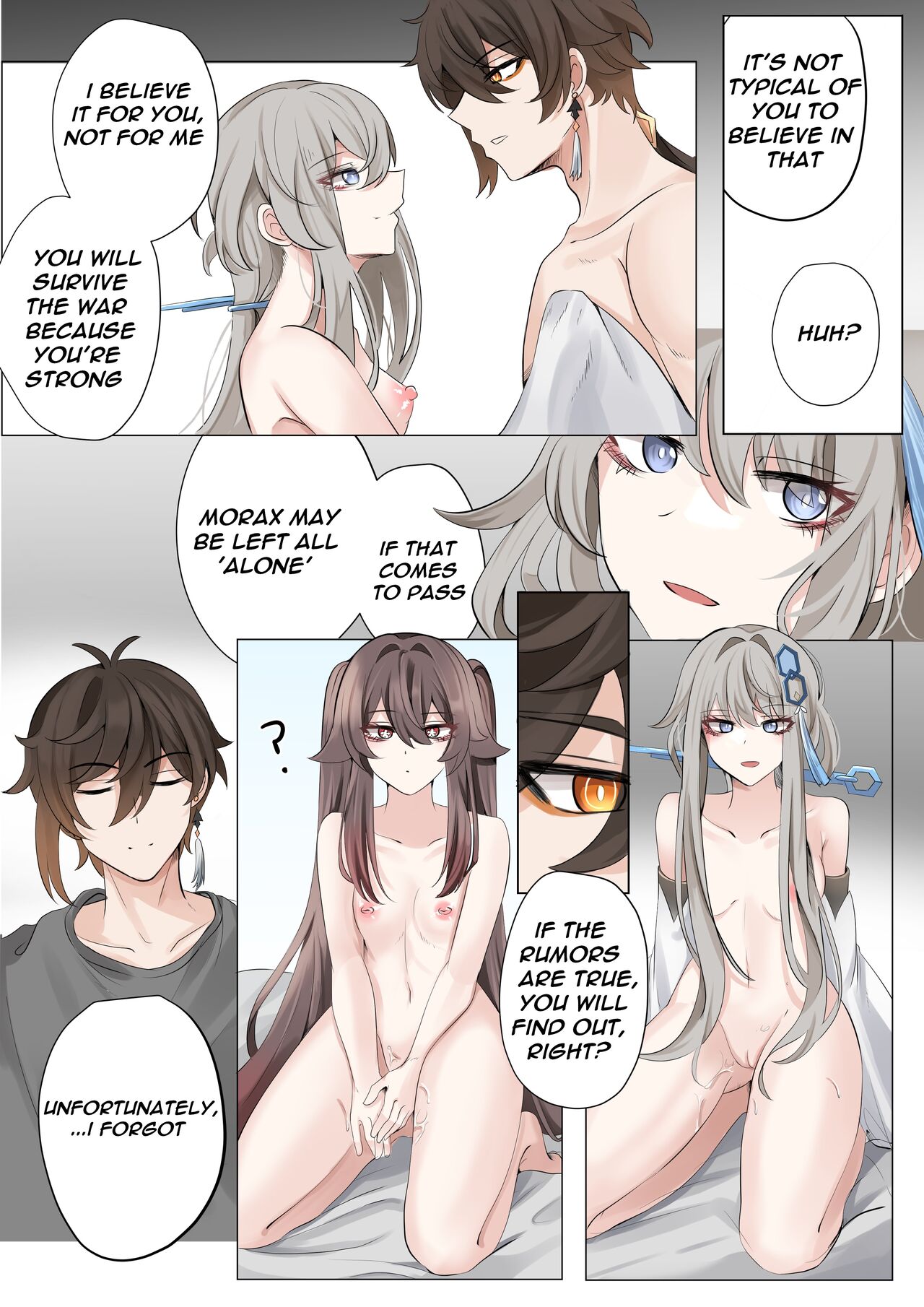 [bubo] Contract (remake) - A Hu Tao x Zhongli Hentai Comic (Genshin Impact) [ZTN translation] numero di immagine  32