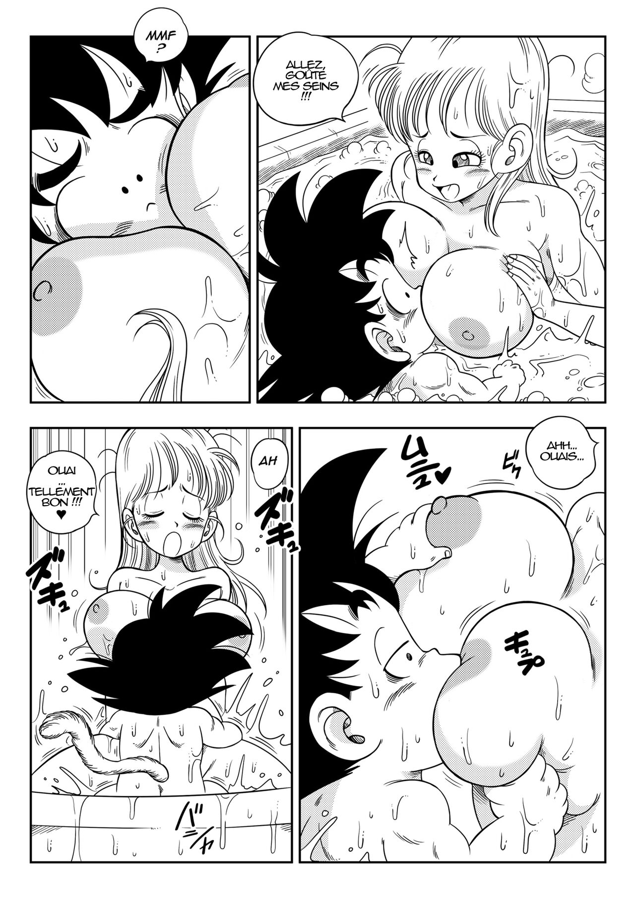 bulma et goku sex dans le bain 图片编号 14