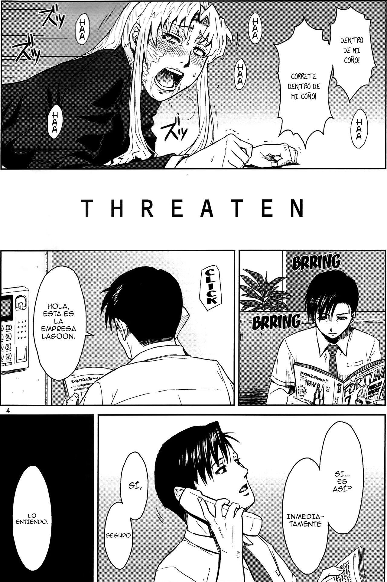 (C86) [Azasuke Wind (AZASUKE)] THREATEN (Black Lagoon) [Spanish] 图片编号 3