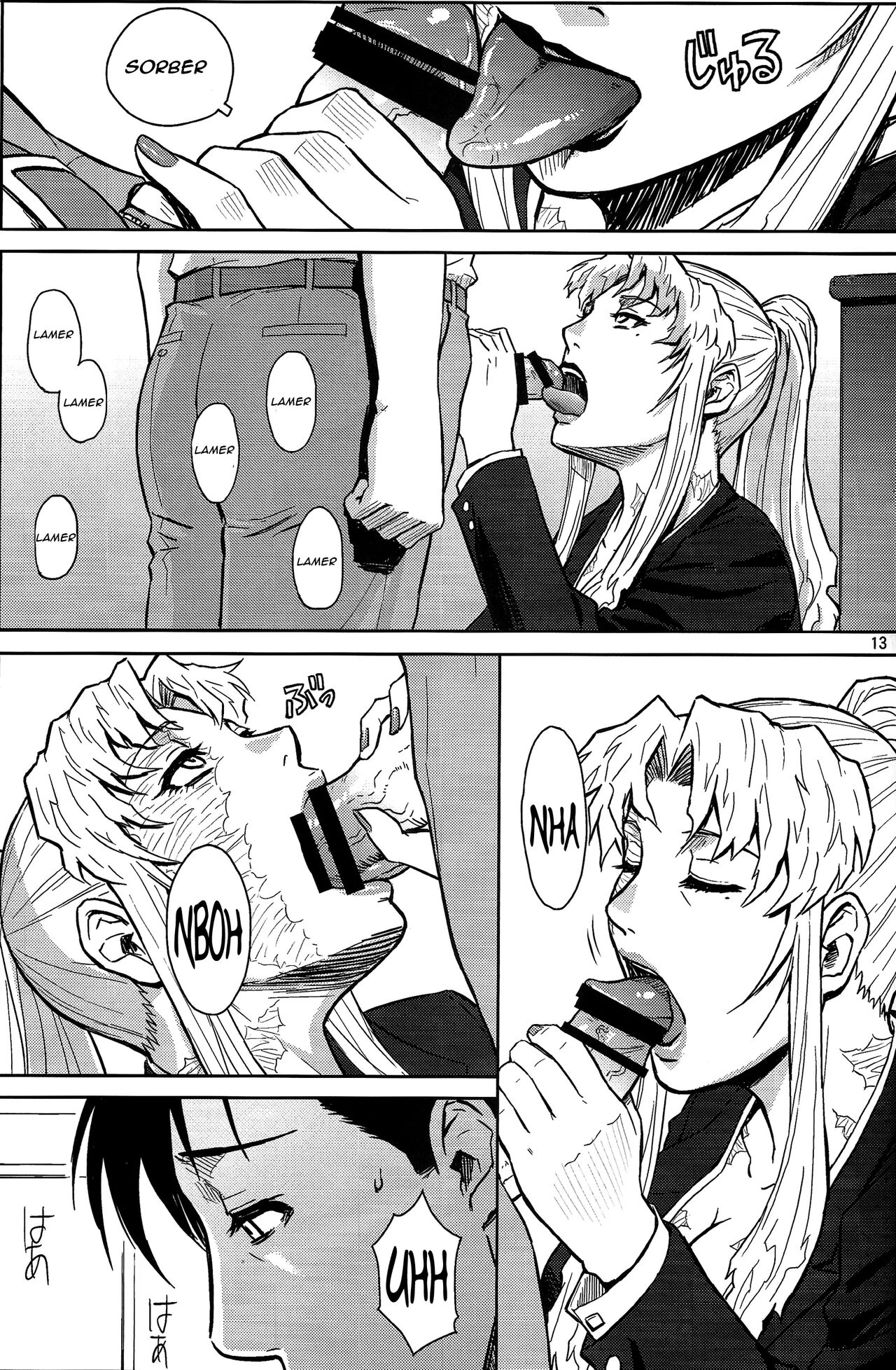 (C86) [Azasuke Wind (AZASUKE)] THREATEN (Black Lagoon) [Spanish] 图片编号 12