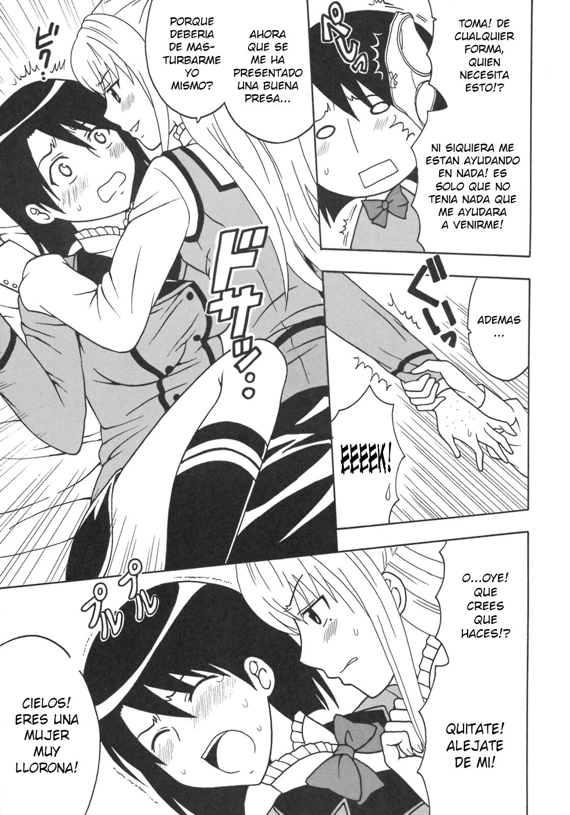 [St. Rio (Purin, Kichigai Teiou)] Maria ni Mune Kyun! Kyun! 1 (Maria Holic) [Spanish] [Elmoedela8] 图片编号 6