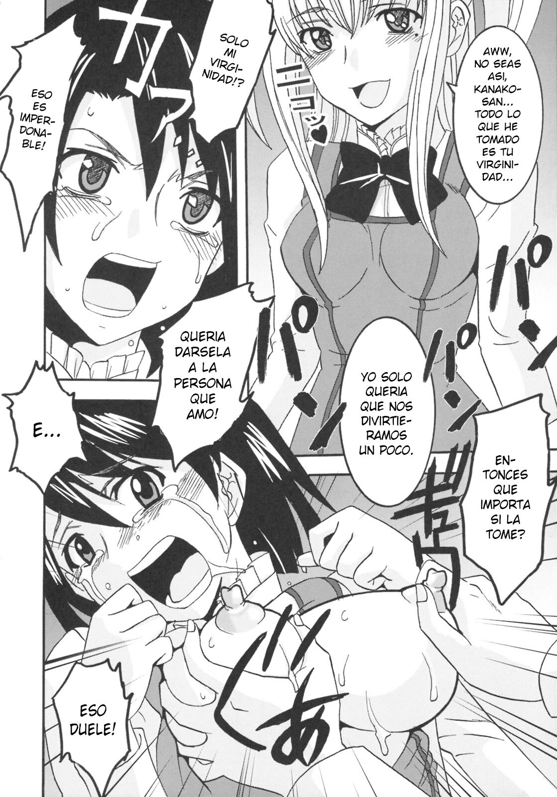 [St. Rio (Purin, Kichigai Teiou)] Maria ni Mune Kyun! Kyun! 1 (Maria Holic) [Spanish] [Elmoedela8] 图片编号 37