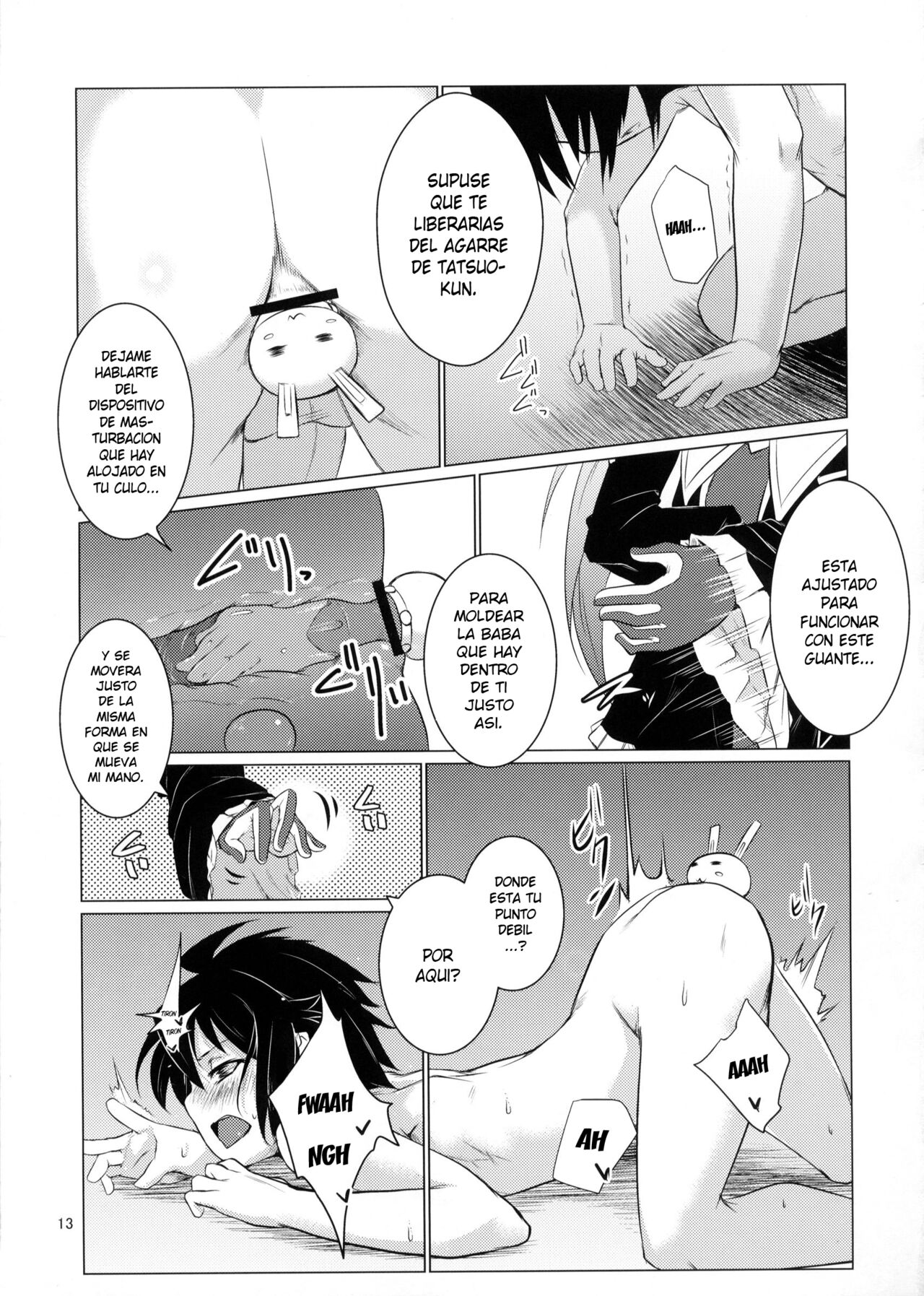 (C82) [Shichimen Soka (Sexyturkey, momo, Ryou)] Kenja ni Oshiri Ijirareru Hon (Lotte no Omocha!) [Spanish] [Elmoedela8] изображение № 12
