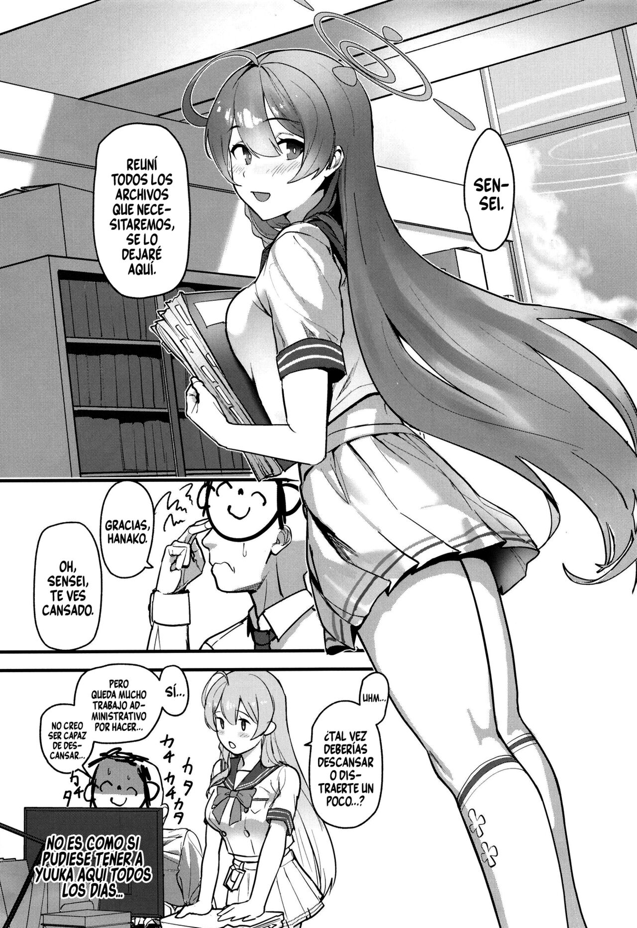 (C102) [Yoridori Midori (Kiiro Hakushiro)] Aiyoku wa Muyoku ni Nitari (Blue Archive) [Spanish] [Rakuen Translations] [Digital] 图片编号 4