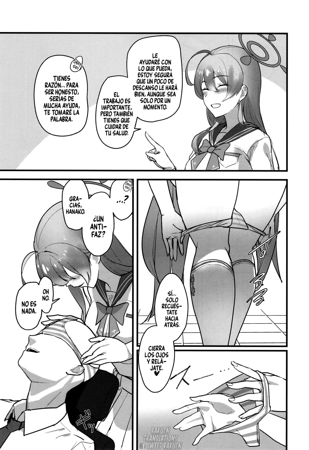 (C102) [Yoridori Midori (Kiiro Hakushiro)] Aiyoku wa Muyoku ni Nitari (Blue Archive) [Spanish] [Rakuen Translations] [Digital] 图片编号 5