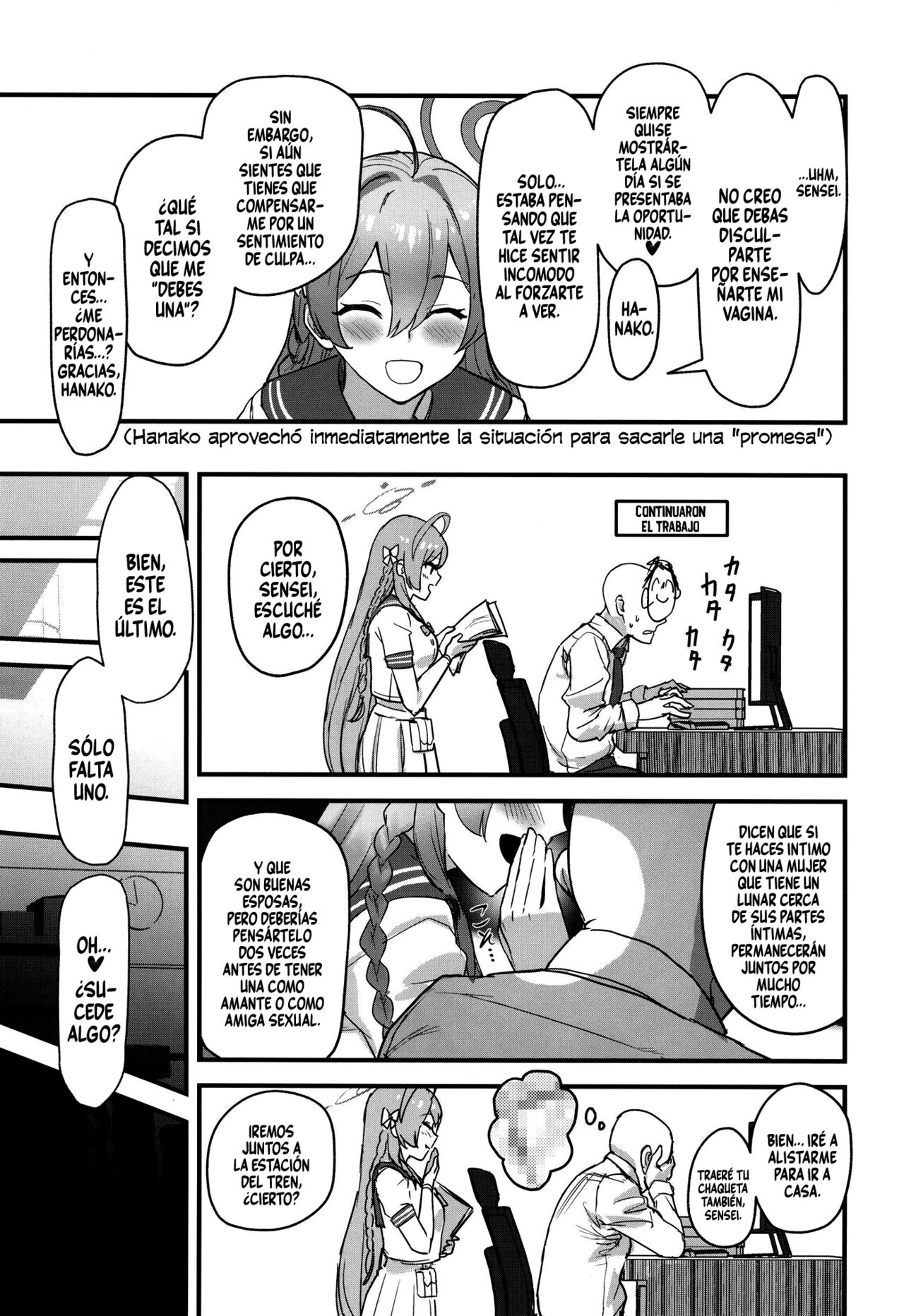 (C102) [Yoridori Midori (Kiiro Hakushiro)] Aiyoku wa Muyoku ni Nitari (Blue Archive) [Spanish] [Rakuen Translations] [Digital] 图片编号 9