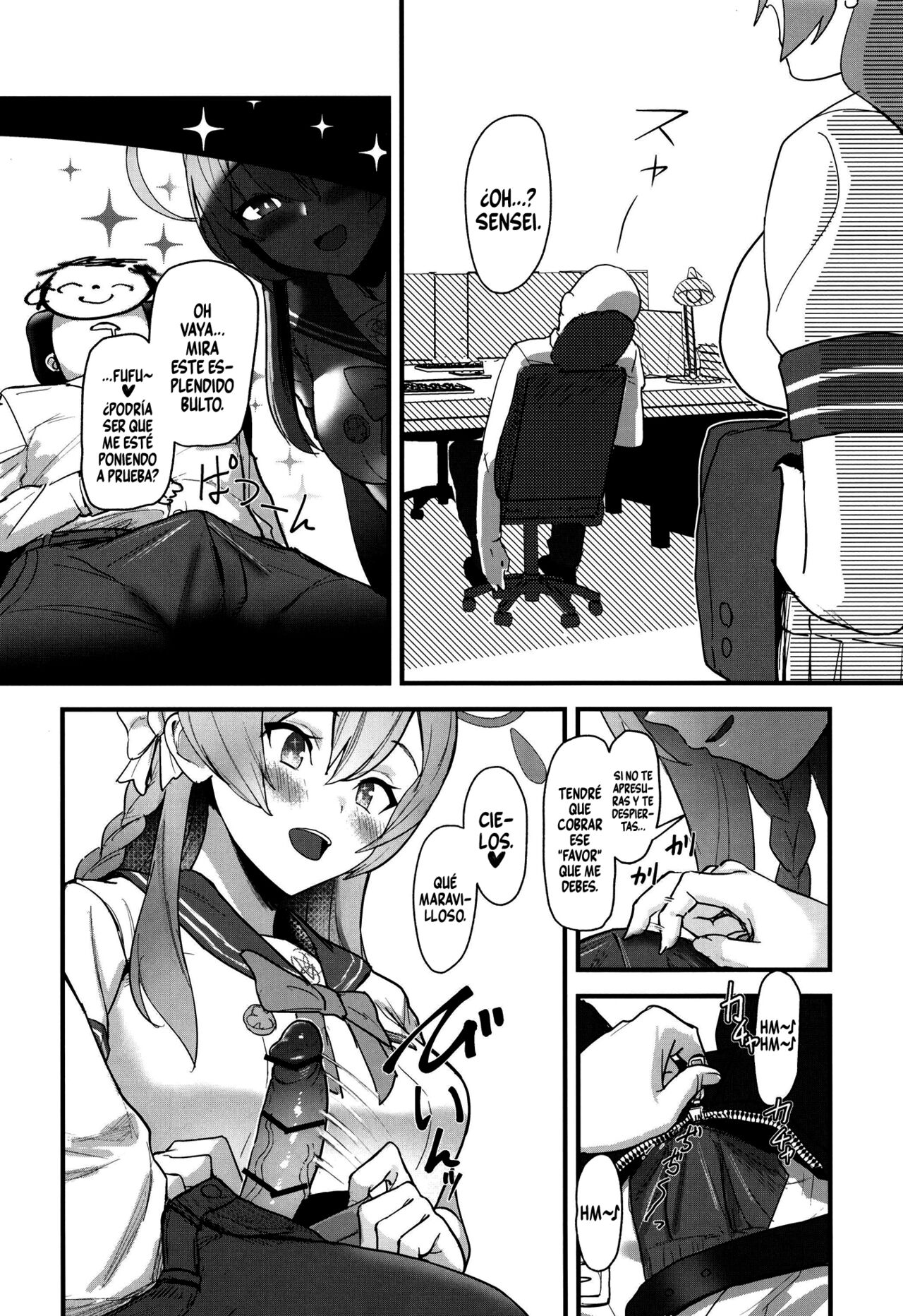 (C102) [Yoridori Midori (Kiiro Hakushiro)] Aiyoku wa Muyoku ni Nitari (Blue Archive) [Spanish] [Rakuen Translations] [Digital] 图片编号 10