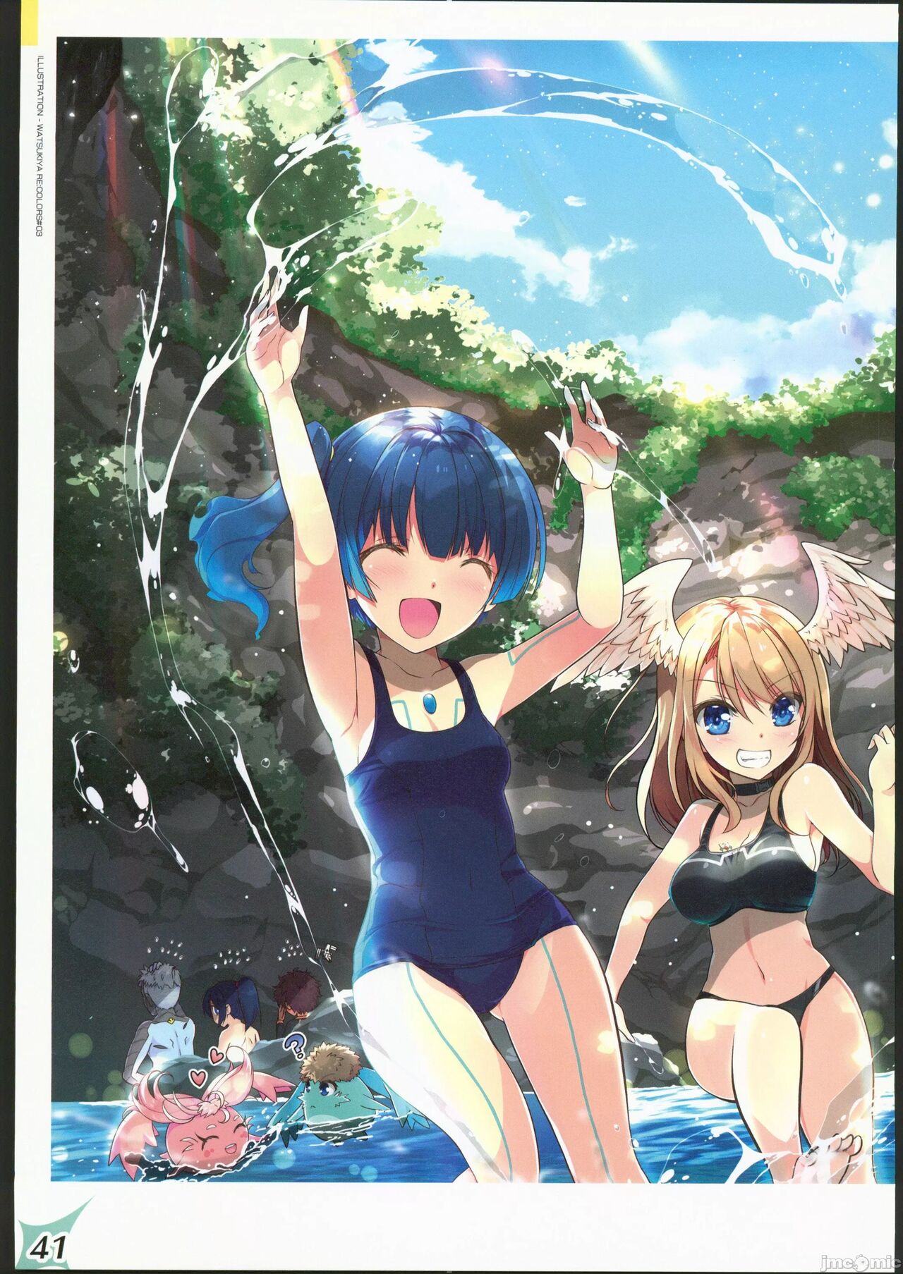 [禁漫漢化組](C102)[わつき屋(わつきるみ,結城成)]RECOLORS!_03 赤ちゃんはどこからくるの？(ゼノブレイド) numero di immagine  40