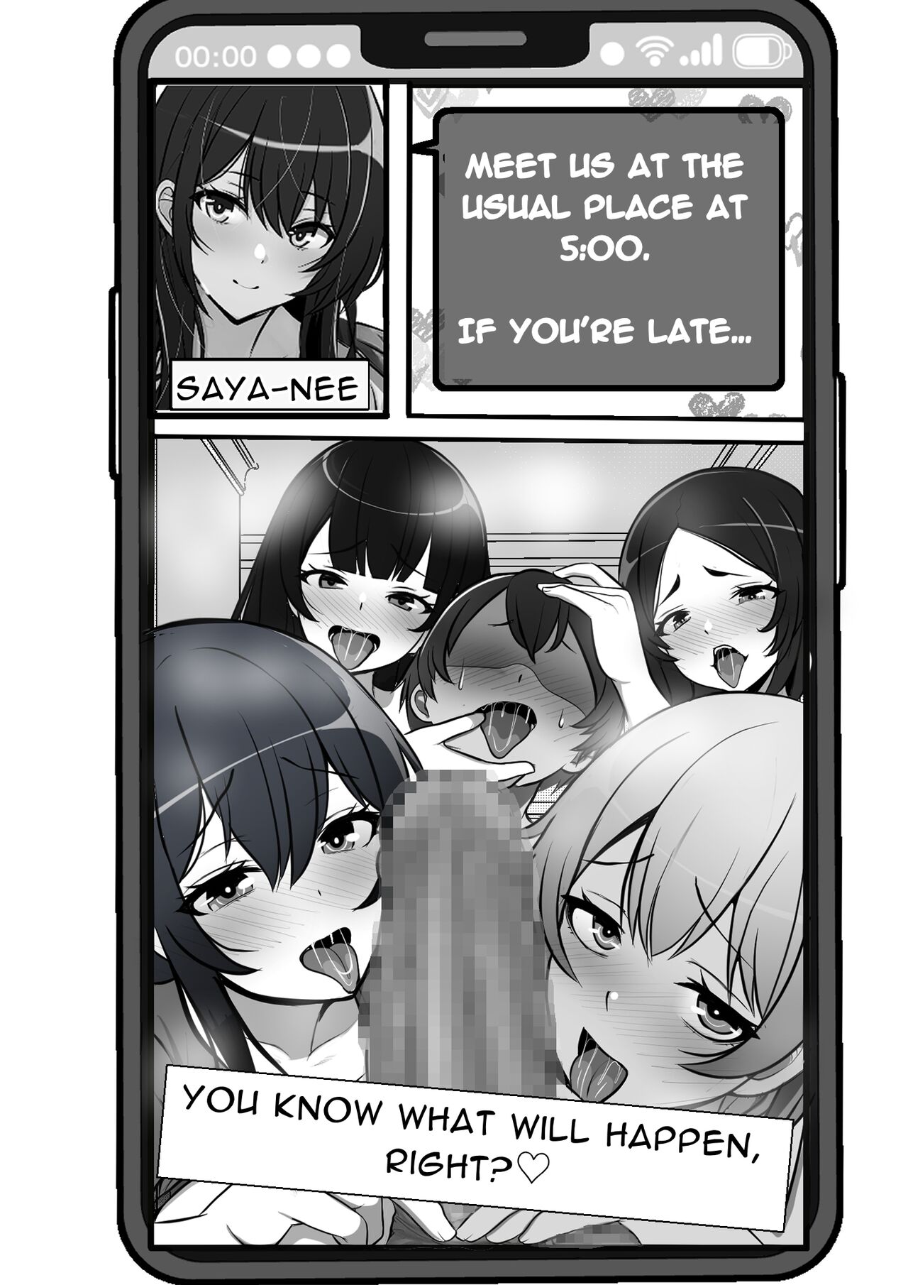 [Furitendou] Teisou Gyakuten Toshi Damasarete Nyuukai Shita YariCir Shuudan no Leader ga Dou Mitemo Hatsukoi no Onee-san nano daga | Reverse Chastity City ~The Leader of a Fuckclub That Tricked Me Into Joining Seems to Be a Virgin~ [English] [Solid Rose] image number 44