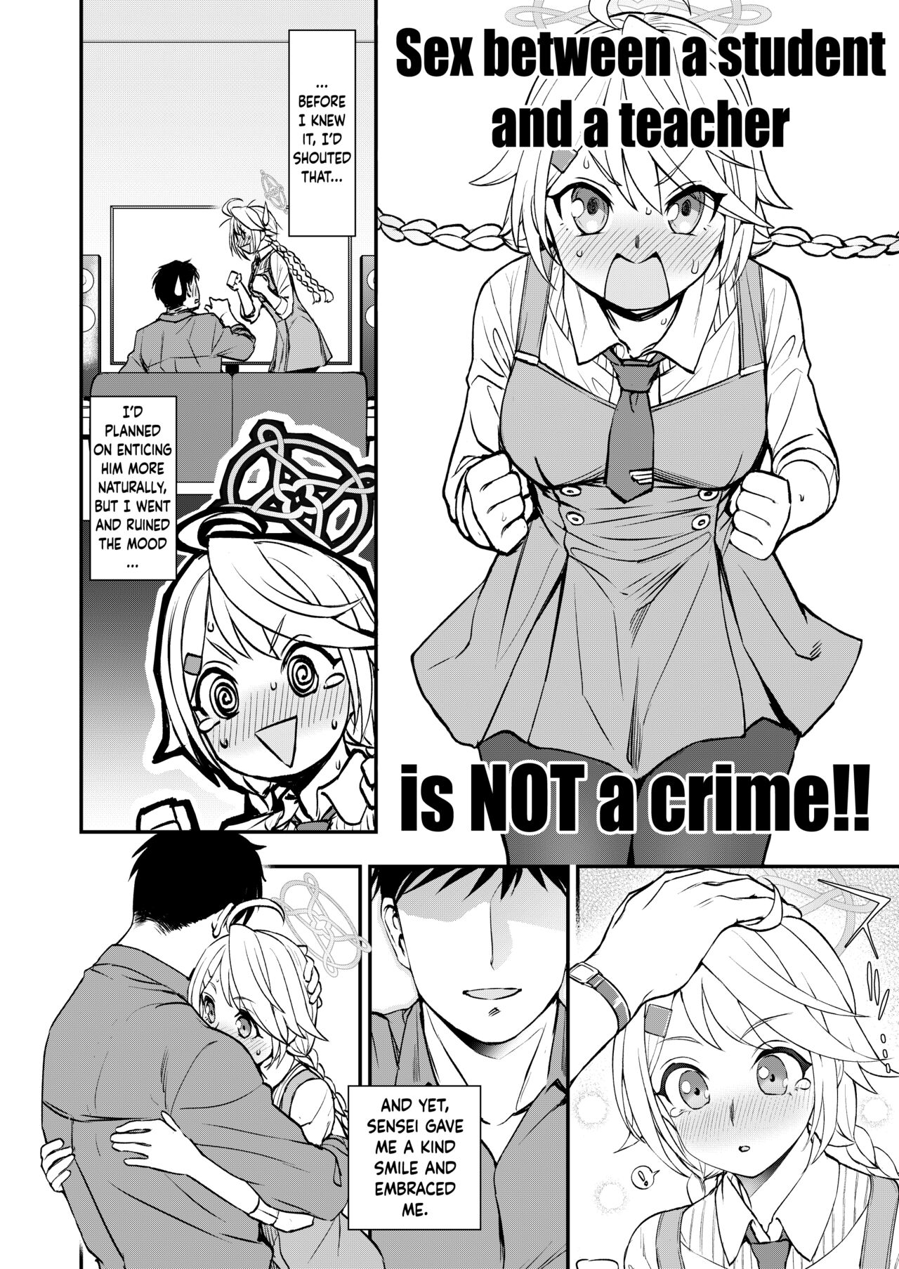 [Kuma no Tooru Michi (Kumano Tooru)] Sensei to Seito to no XXX wa Kivotos de wa Hanzai de wa Arimasen! | S*x Between a Student and a Teacher is NOT a Crime in Kivotos! (Blue Archive) [English] [Douzo Lad Translations] [Digital] изображение № 5