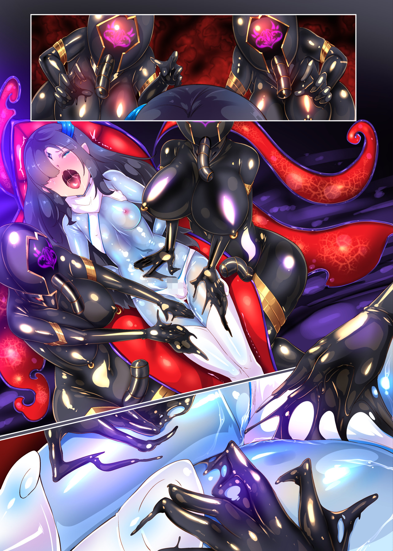 [Yasemura lo-ru (Teishoku, Toyono Kitsune.)] Josou Shounen Hero no Kimi ga Jaaku na Soshiki de TS shite Midara na Onna Kanbu ni Ochiru Manga -Trans Dark Executive- 이미지 번호 92