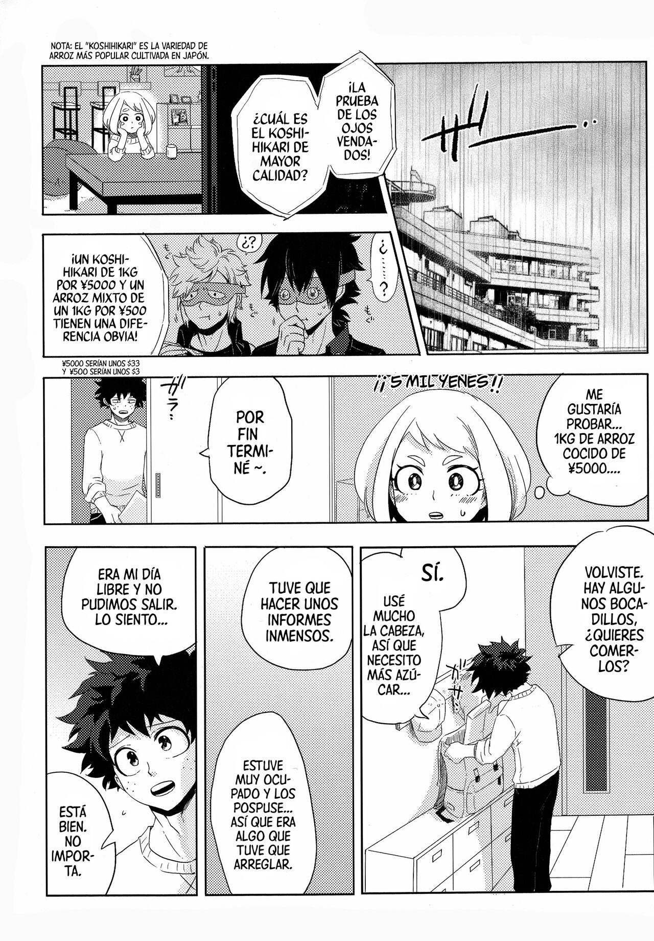 [Akanoiki (Buthikireta)] Mekakushi Tea Time | La Hora Del Té Con Los Ojos Vendados (Boku no Hero Academia) [Spanish] [Mister Nugget] imagen número 3