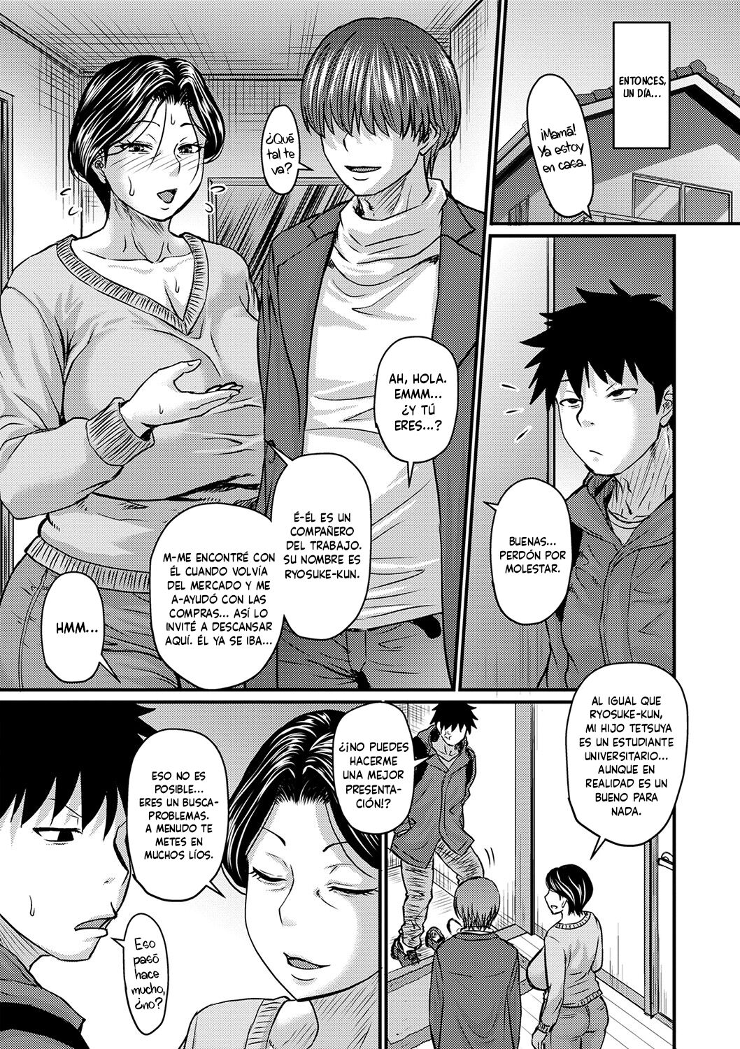 [Jirou] Kono Onna wa Ore no... 1  | Mamá es Mía... 1 (Tsuma demo Haha demo Nakunaru Hi) [Spanish] [Daraku Hotel] [Digital] 图片编号 7