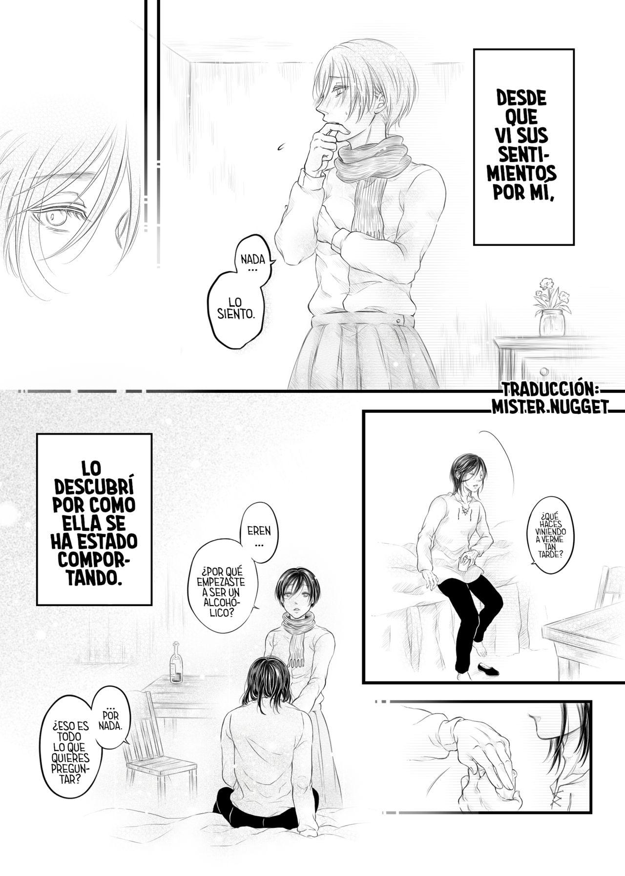 [(in_burrow_art)] 【進擊】Dream of Love (Shingeki no Kyojin) [Spanish] [Mr. Nugget] image number 4