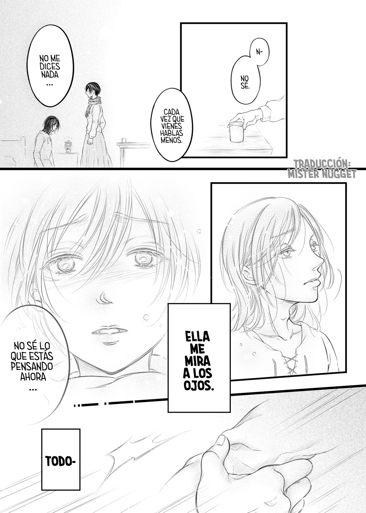 [(in_burrow_art)] 【進擊】Dream of Love (Shingeki no Kyojin) [Spanish] [Mr. Nugget] image number 6