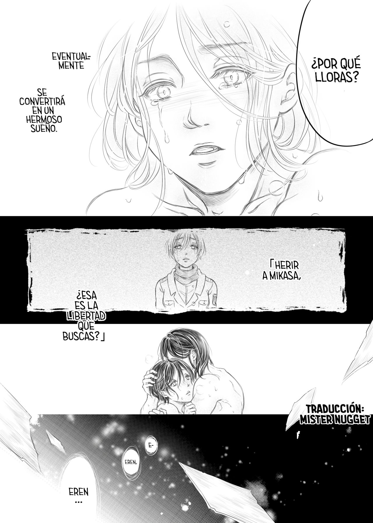 [(in_burrow_art)] 【進擊】Dream of Love (Shingeki no Kyojin) [Spanish] [Mr. Nugget] image number 13