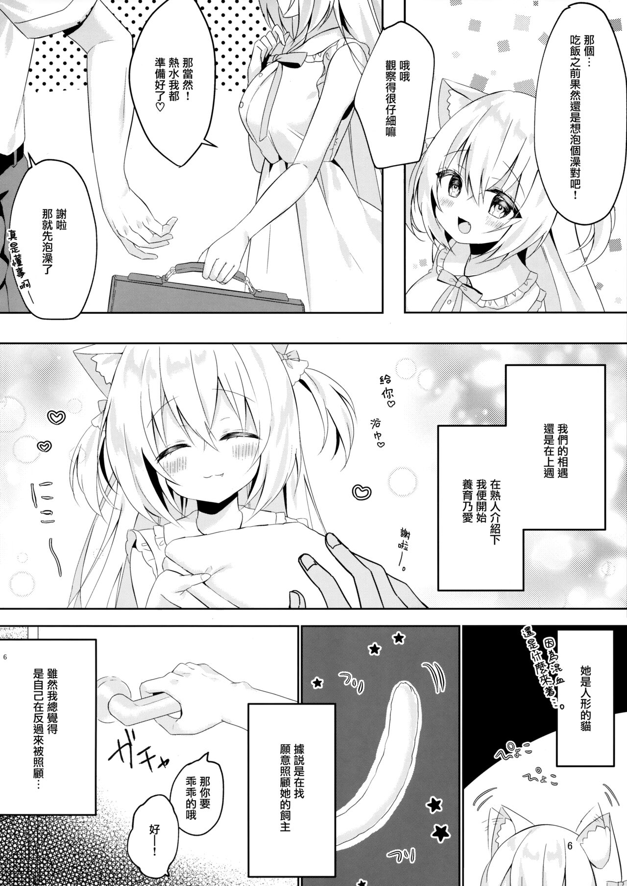 (C101) [Momochiakyou (Momochichia)] Hatsujou Neko no Osewa no Shikata [Chinese] [无毒汉化组] numero di immagine  6