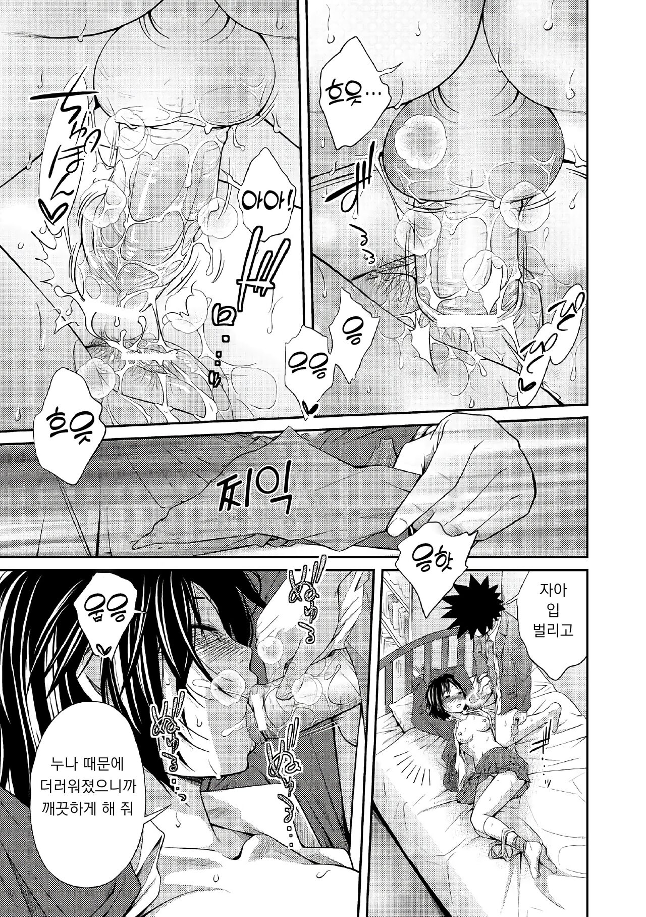 [Tsubaki Jushirou] Katei Houkai Inko | 가정붕괴 음란자식 (Ane Lover) [Korean] [Digital] 34eme image