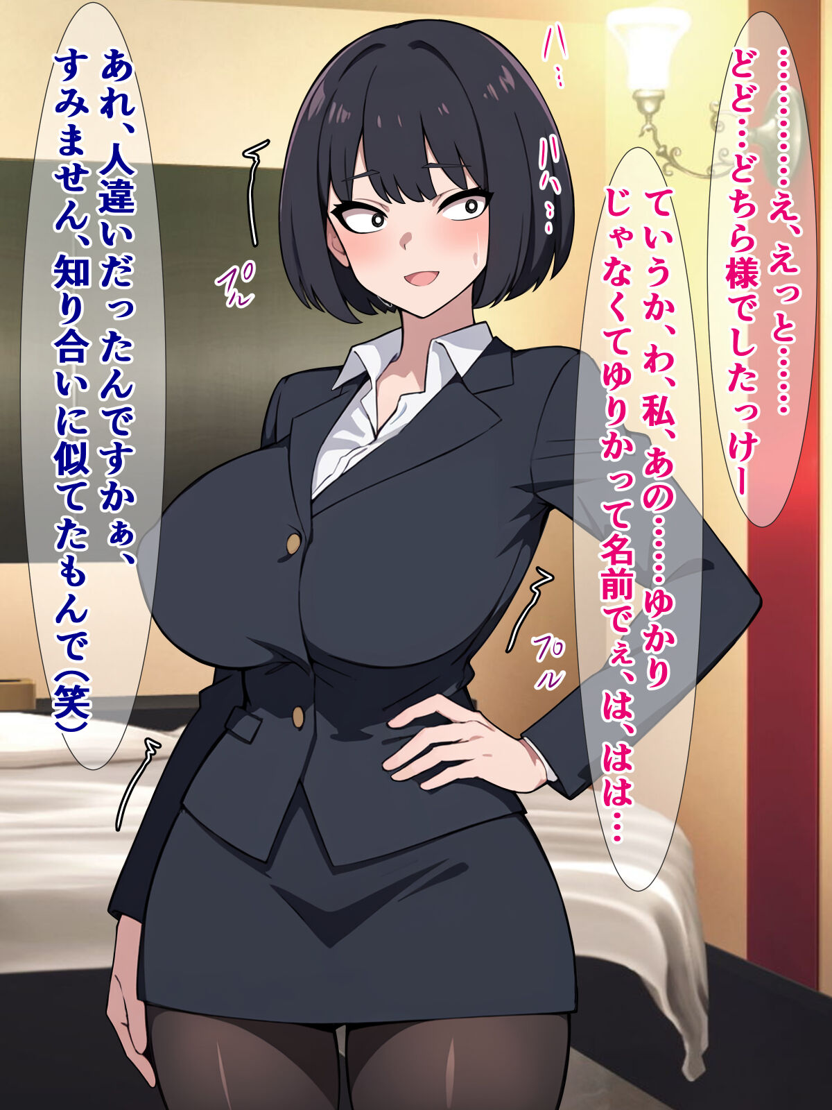 A story about a power harassment boss who has fallen into the sex industry, so he appoints him to make him sit on the ground naked. 图片编号 18