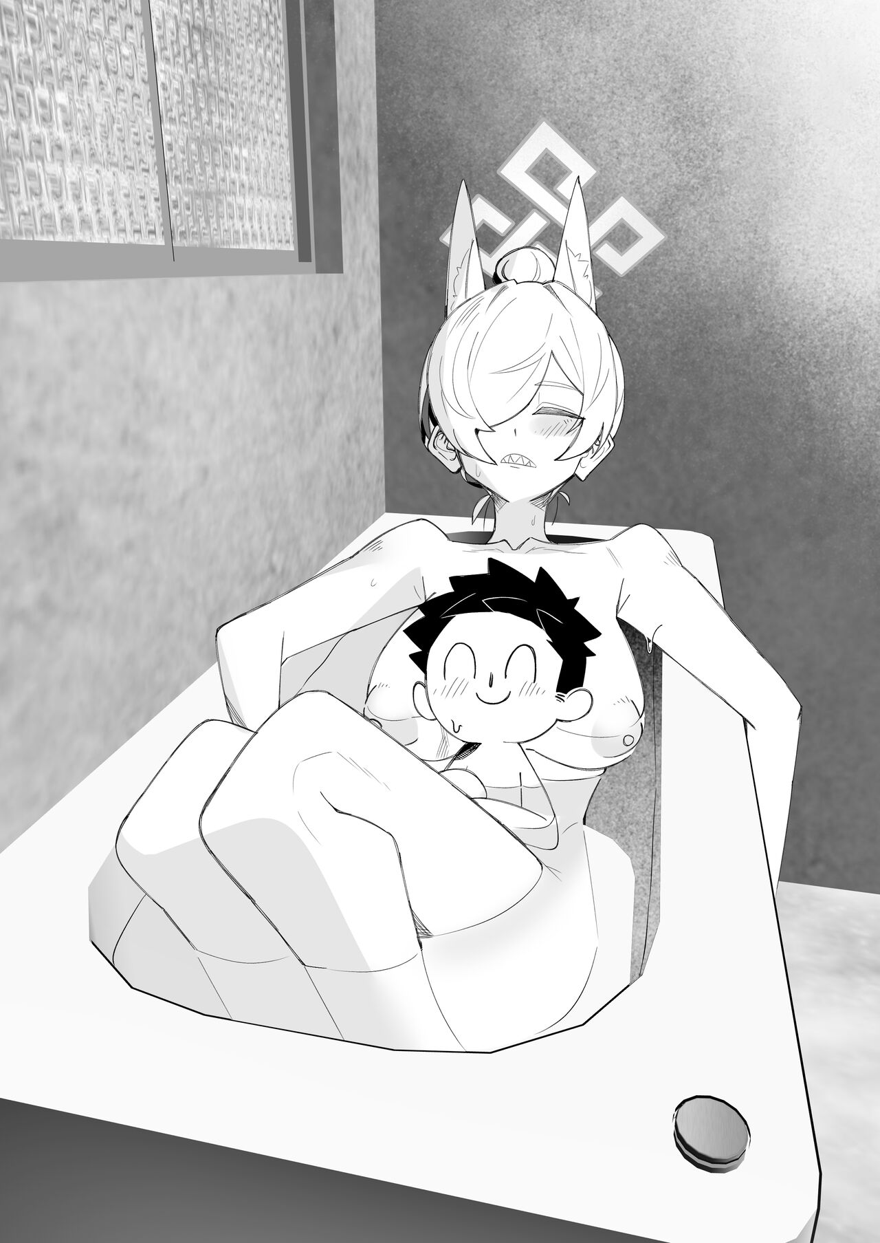 [Yan Jhia] Captain Kanna, Police Discipline Breakdown (Blue Archive) [Textless] [Digital] numero di immagine  9