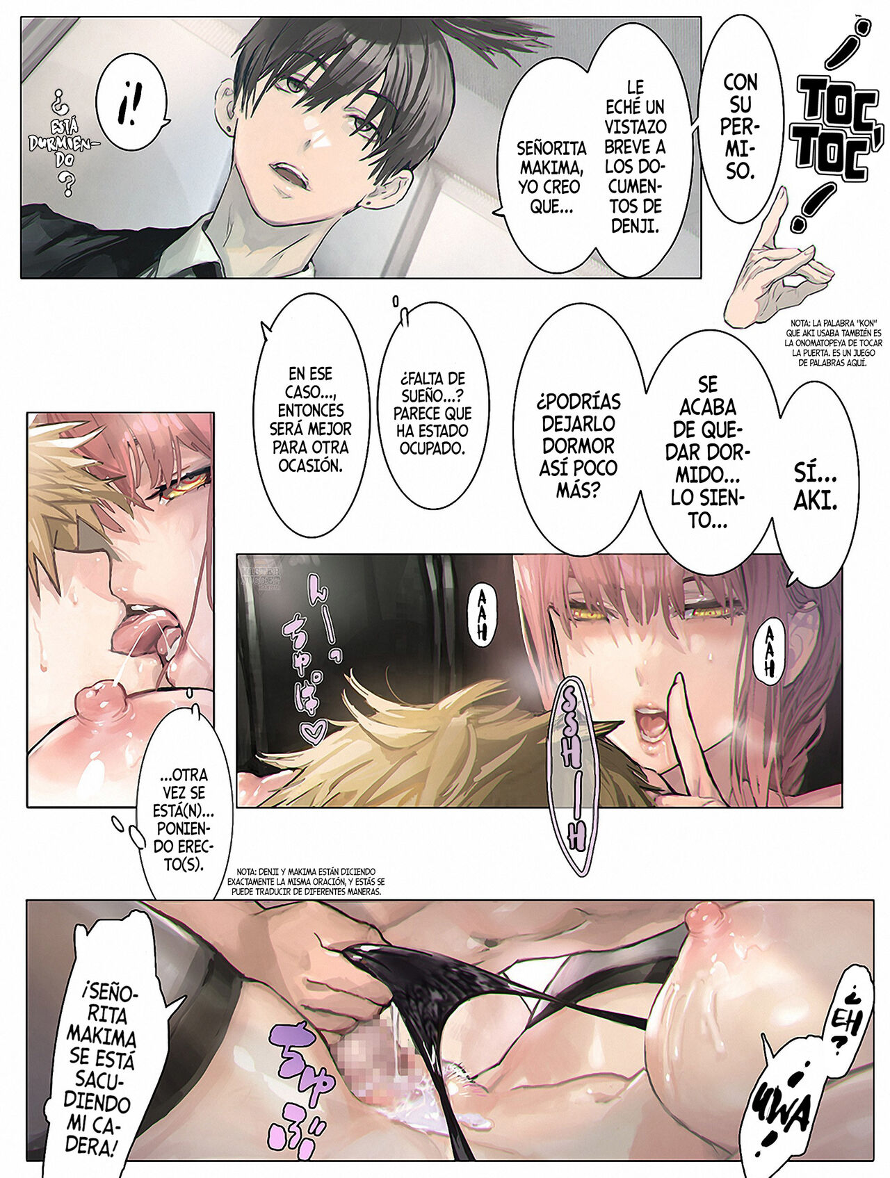 [Maeshiba / Bosutoku] MAKIMANIAX | MAKIMANÍATICA (Chainsaw Man) [Spanish] [Mister Nugget] image number 8