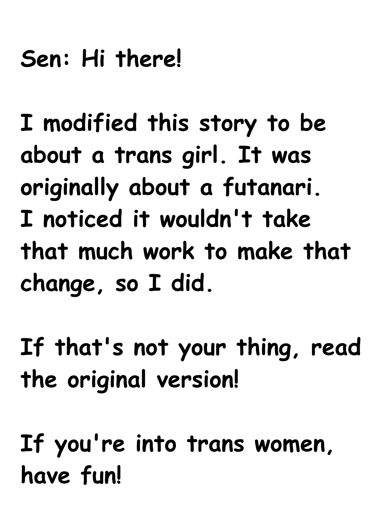 [Ekogi] Futanari ga Tomodachi ni Seishori shite morau Hanashi | [Trans girl rewrite] A Trans Girl In Sexual Need Is a Fuckbuddy image number 2