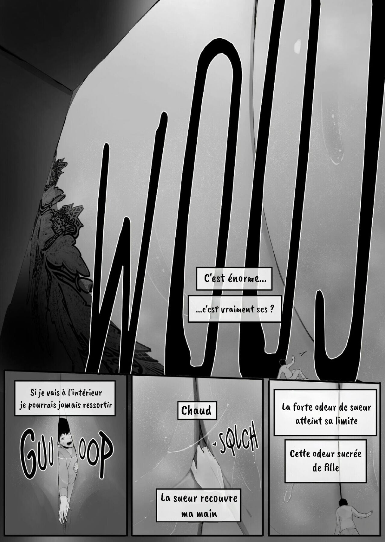 [Marushamo] Kouhai no Ooki Oppai ni Shimawareru | Between big boobs [French] Eiko translations 画像番号 6