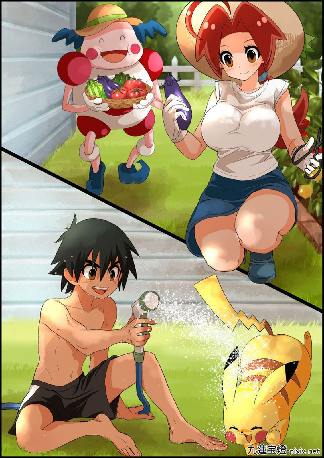 [Chuurenpoutou] SatoHana R18 (Pokémon Journeys) [Chinese] 图片编号 67