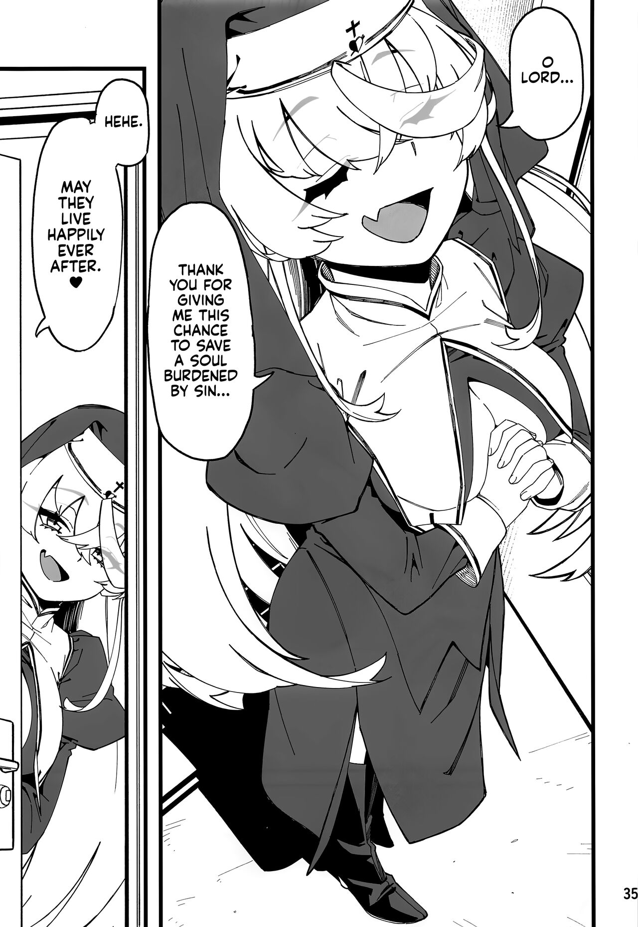 (C102) [Service Heaven (ahorobo)] I'M HORNY (Gawr Gura, Sakamata Chloe, Houshou Marine) [English] [Xzosk] imagen número 36