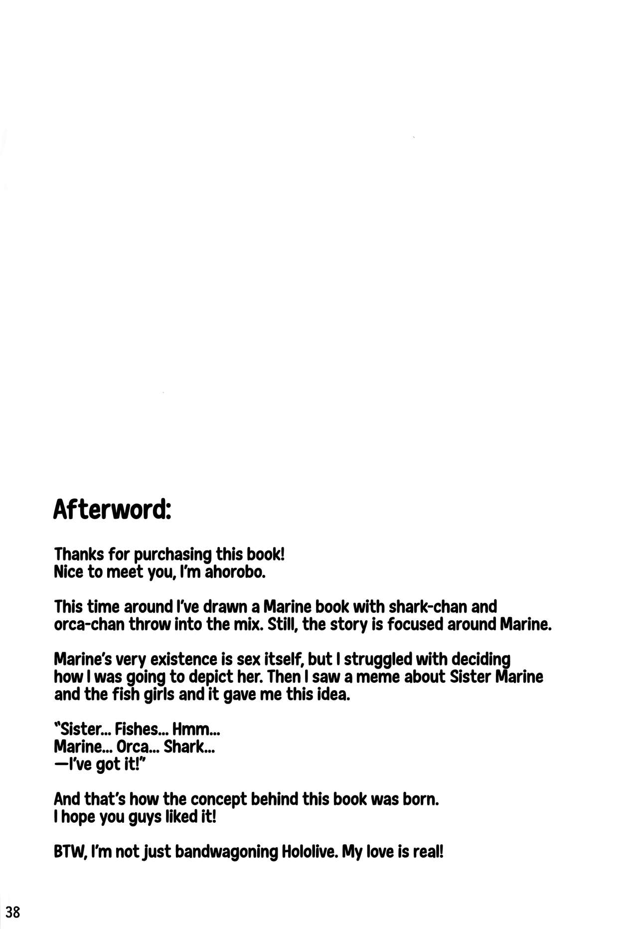 (C102) [Service Heaven (ahorobo)] I'M HORNY (Gawr Gura, Sakamata Chloe, Houshou Marine) [English] [Xzosk] imagen número 39