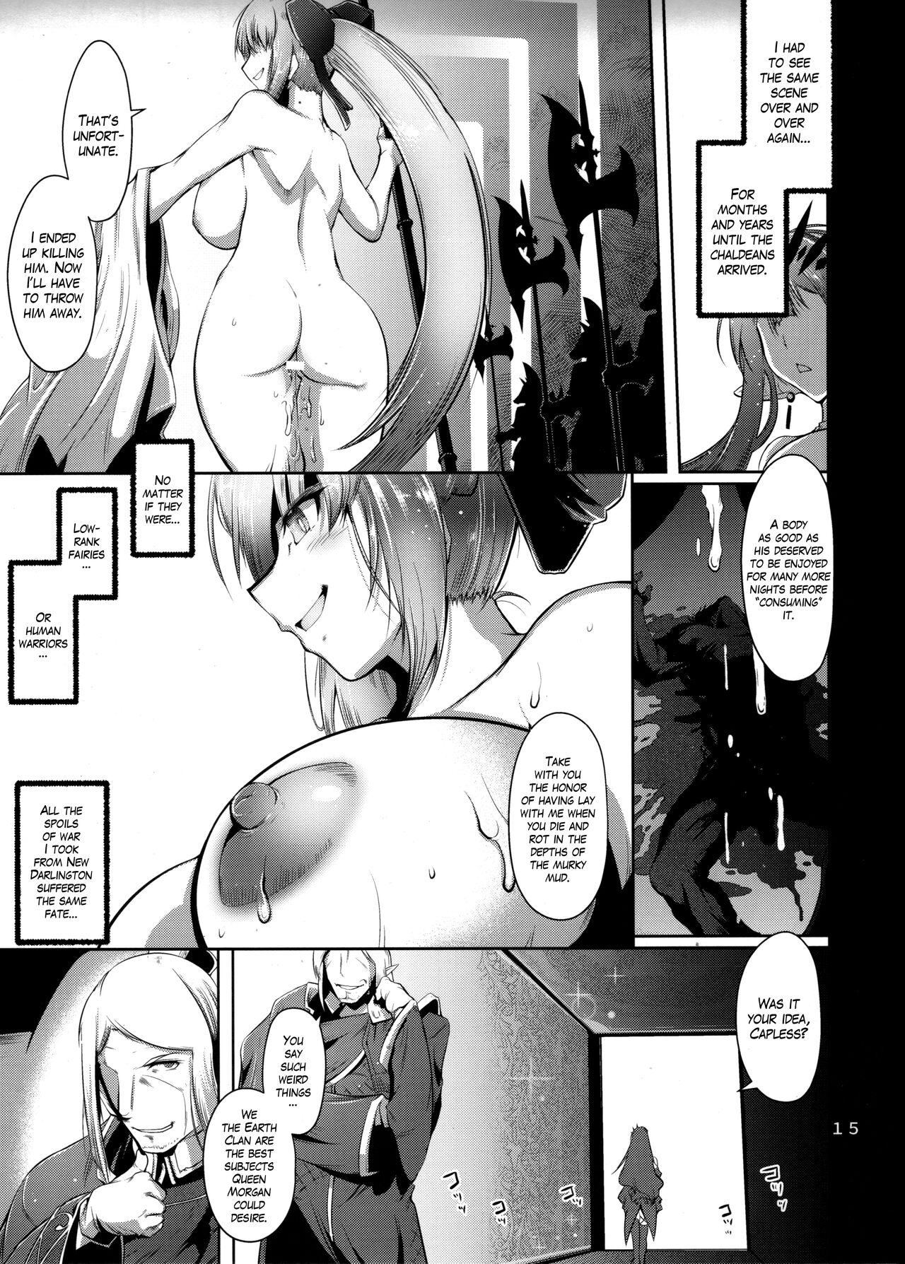 (C101) [Kin-Youbi (Fryday)] Taikan Joou | The Crowned Queen of Adultery (Fate/Grand Order) [English] [The Blavatsky Project] image number 14