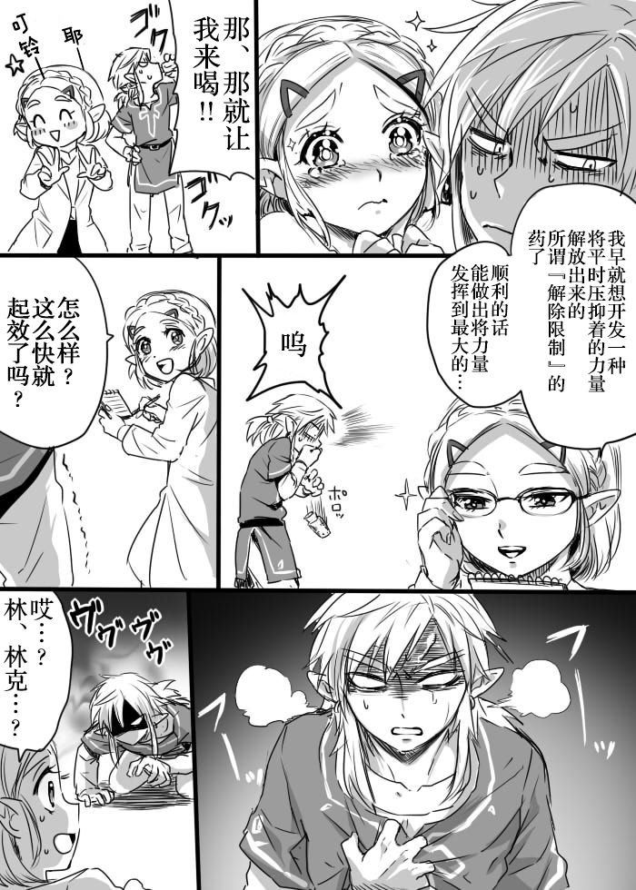 [Wasabi] Anzen de Kensen na Okusuri o Nomou! (The Legend of Zelda: Breath of the Wild) [Chinese] [逃亡者x新桥月白日语社汉化] image number 3