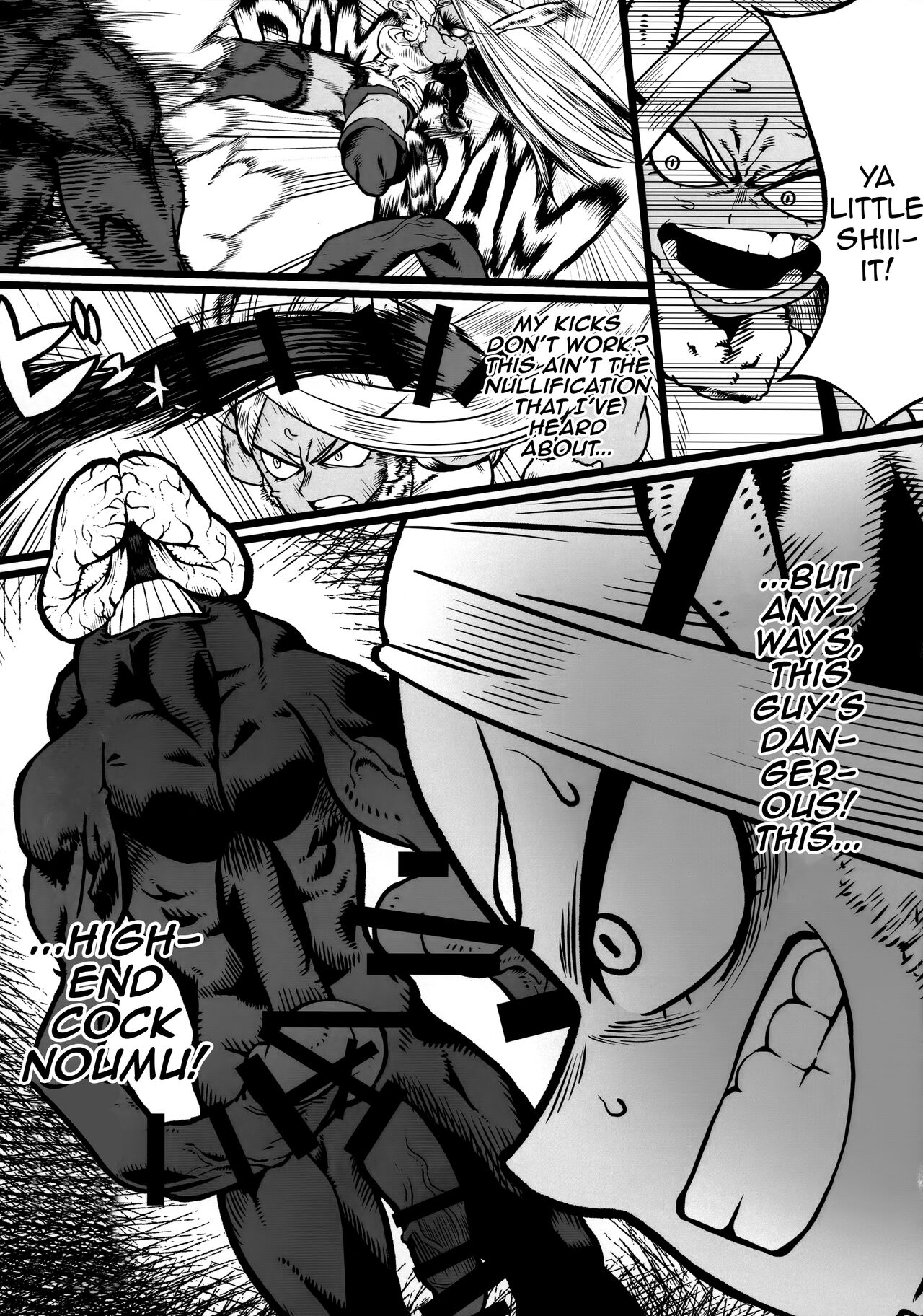 [Pin to Kite Jigoku (Dance Eiki)] Mirko vs chinpo nounashi / Mirko vs Dick Noumu [English] {Doujins.com} numero di immagine  2