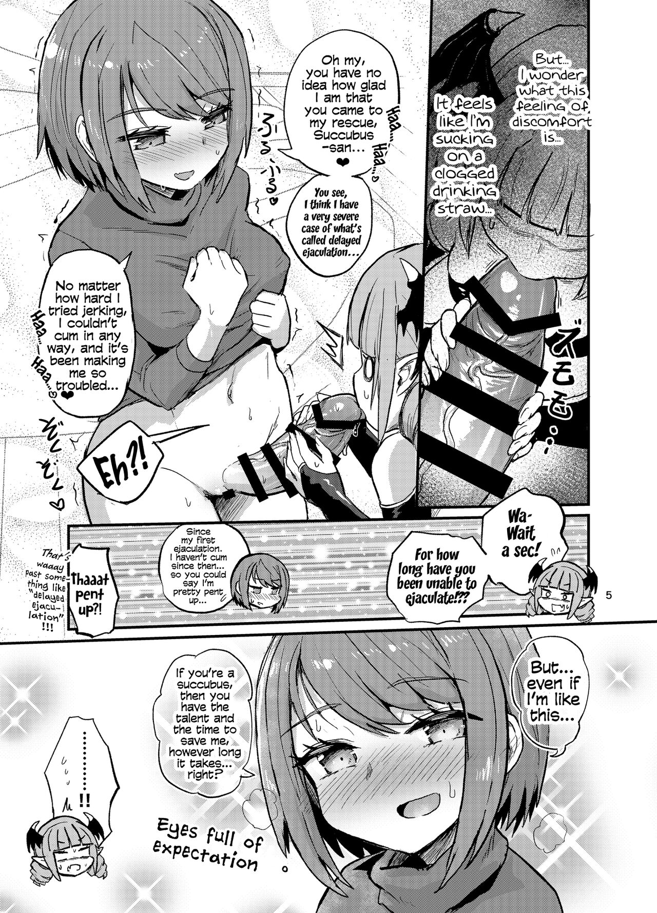 [Konnyaku Nabe (magifuro Konnyaku)] The Futanari Girl Who Couldn’t Cum For Ages No Matter How Hard She Tried | Nakanaka Ikenai Futanari Musume [English] [Tabunne Scans] [Digital] numero di immagine  5