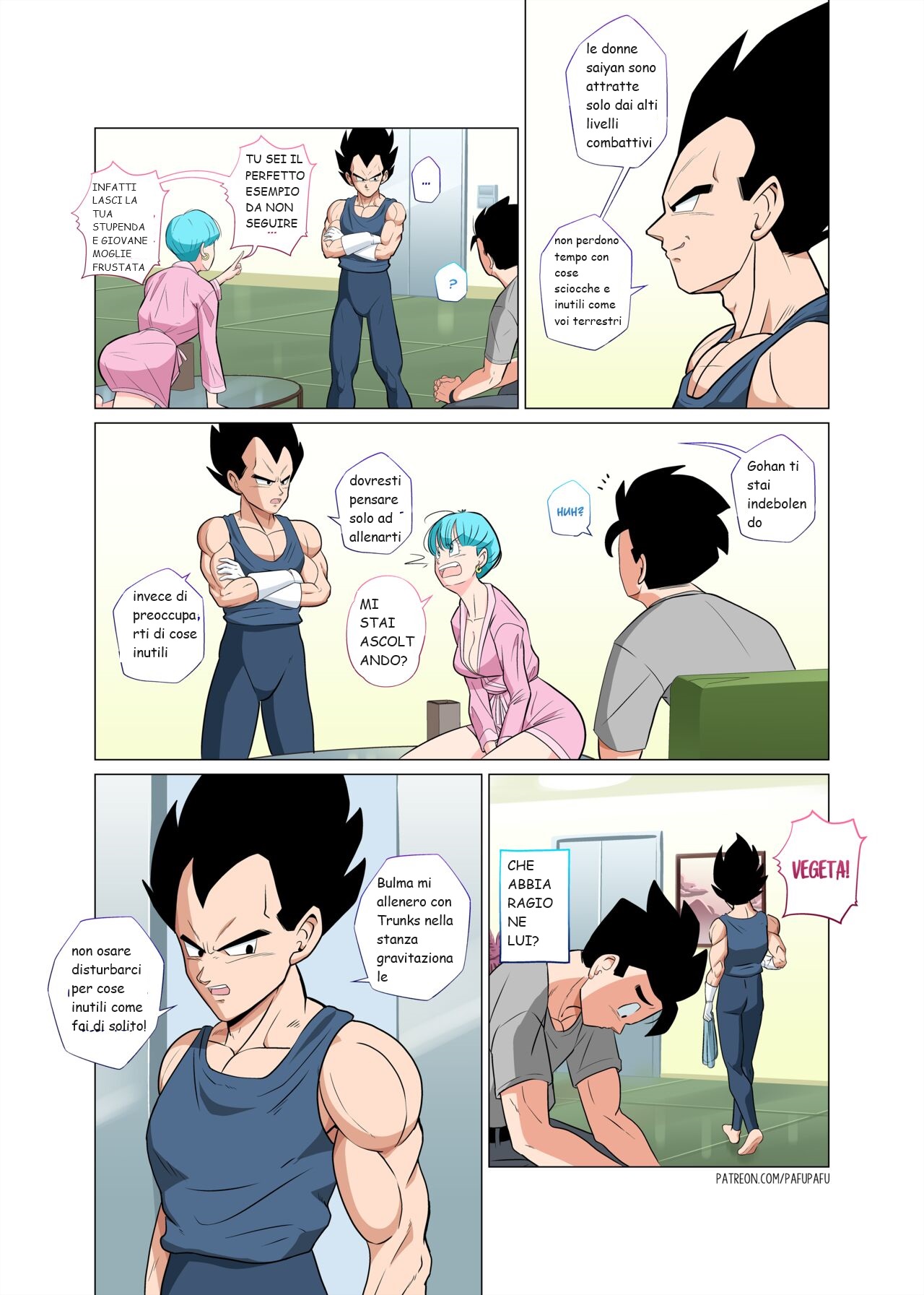bulma si diverte con gohan numero di immagine  7