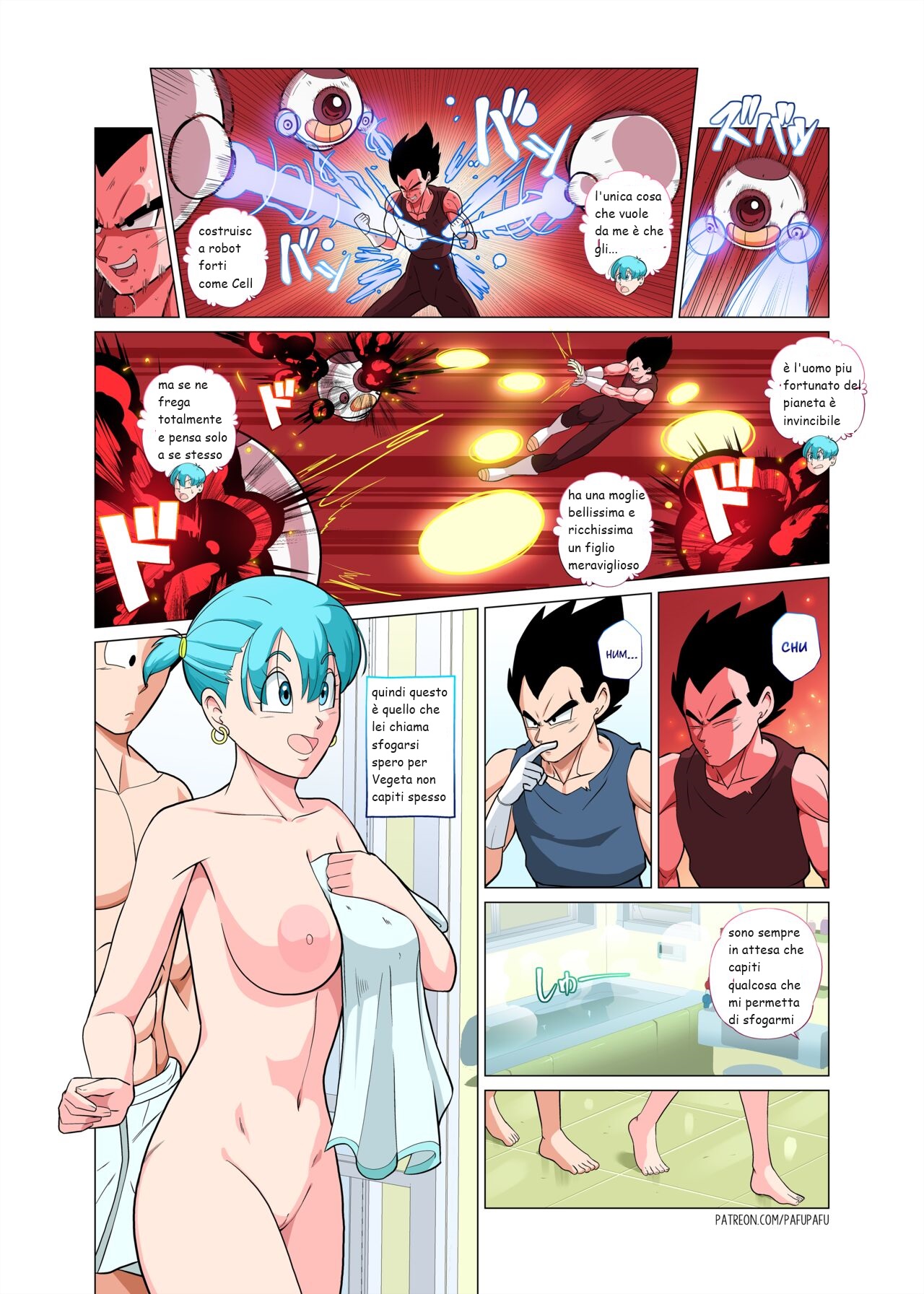bulma si diverte con gohan numero di immagine  24