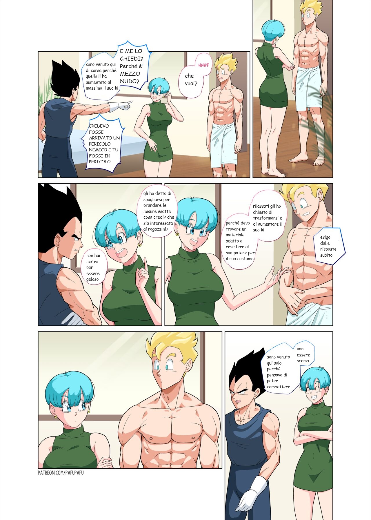 bulma si diverte con gohan numero di immagine  35