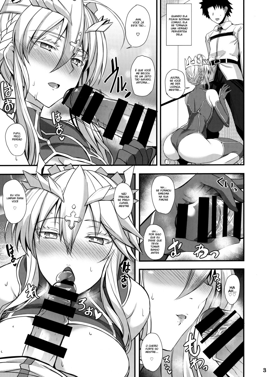 (C96) [Tamagobou (Kumakiti)] Itoshi no Ecchi na Kishiou-sama (Fate/Grand Order) [Portuguese-BR] 图片编号 5