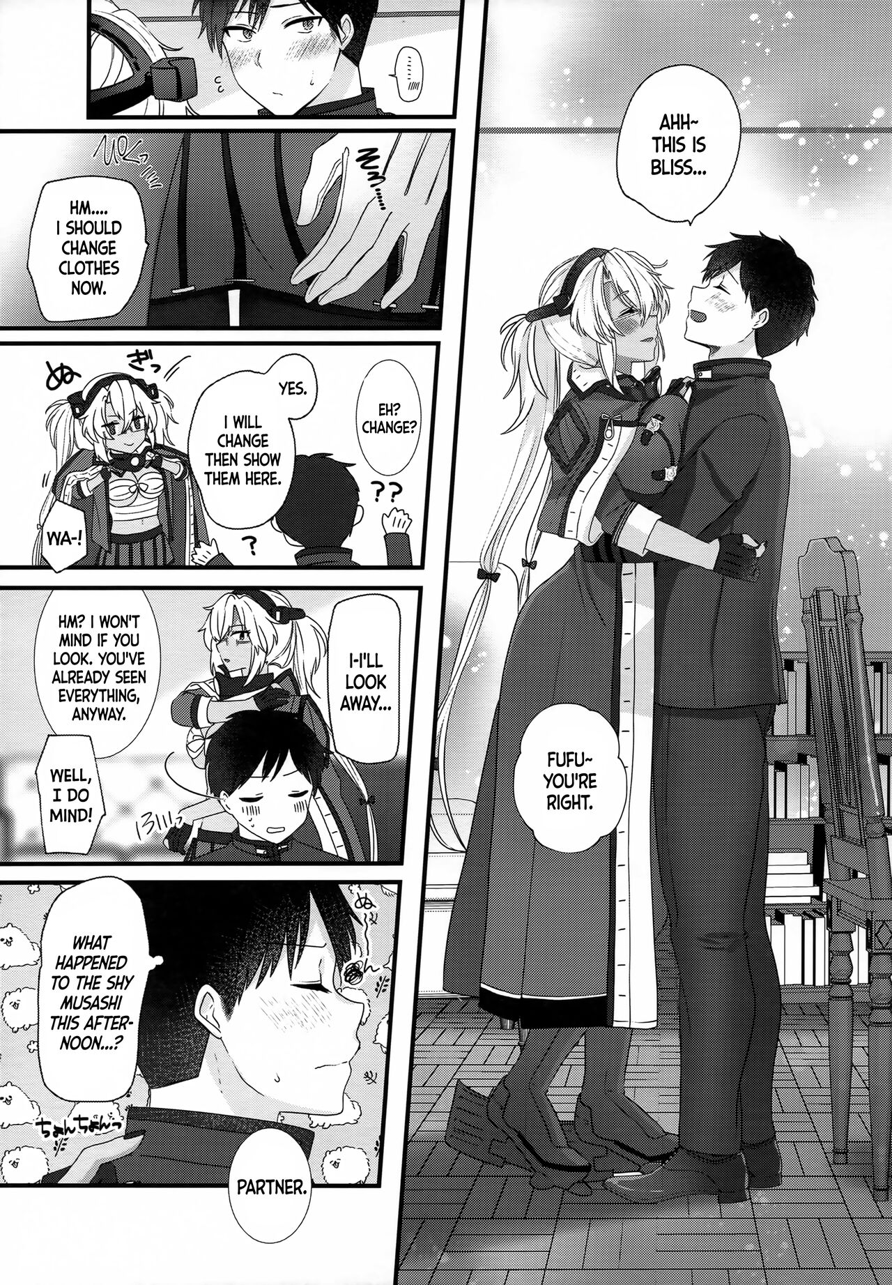 (C101) [Marosaan (Yunamaro)] Musashi-san no Yoru Jijou Shoubu Shitagi Daisakusen Hen (Kantai Collection -KanColle-) [English] [DKKMD Translations] image number 26