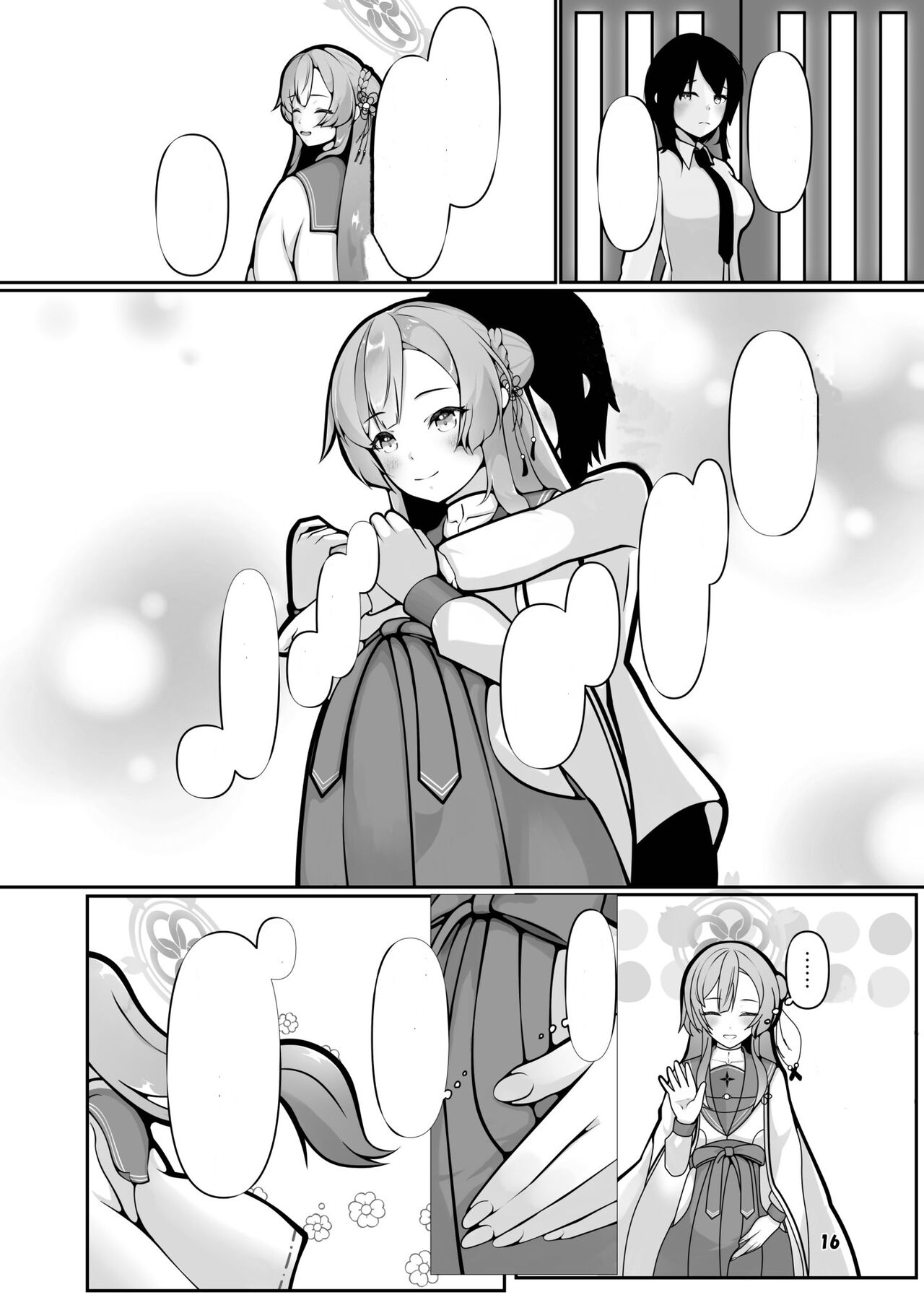 [Magical Kagechousukashi (Kagechosukashi,)] Mimori, Haha ni Michi o Ayumu (Blue Archive) [Textless] [Digital] image number 16