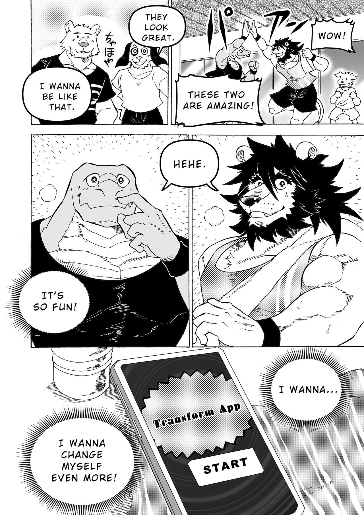 [Saimin Koubou (Kas)] Transform App [English] (Ongoing) image number 22