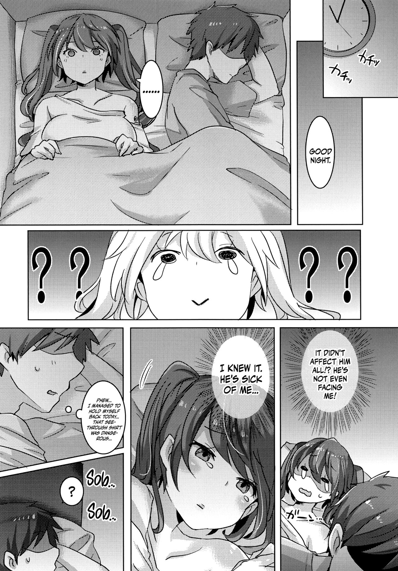 (C99) [Kusoyuridanchi (Johnson)] Miku-chan wa Itashitai | Miku-chan Wants to Do It Too (VOCALOID) [English] [Komori Translations] image number 10